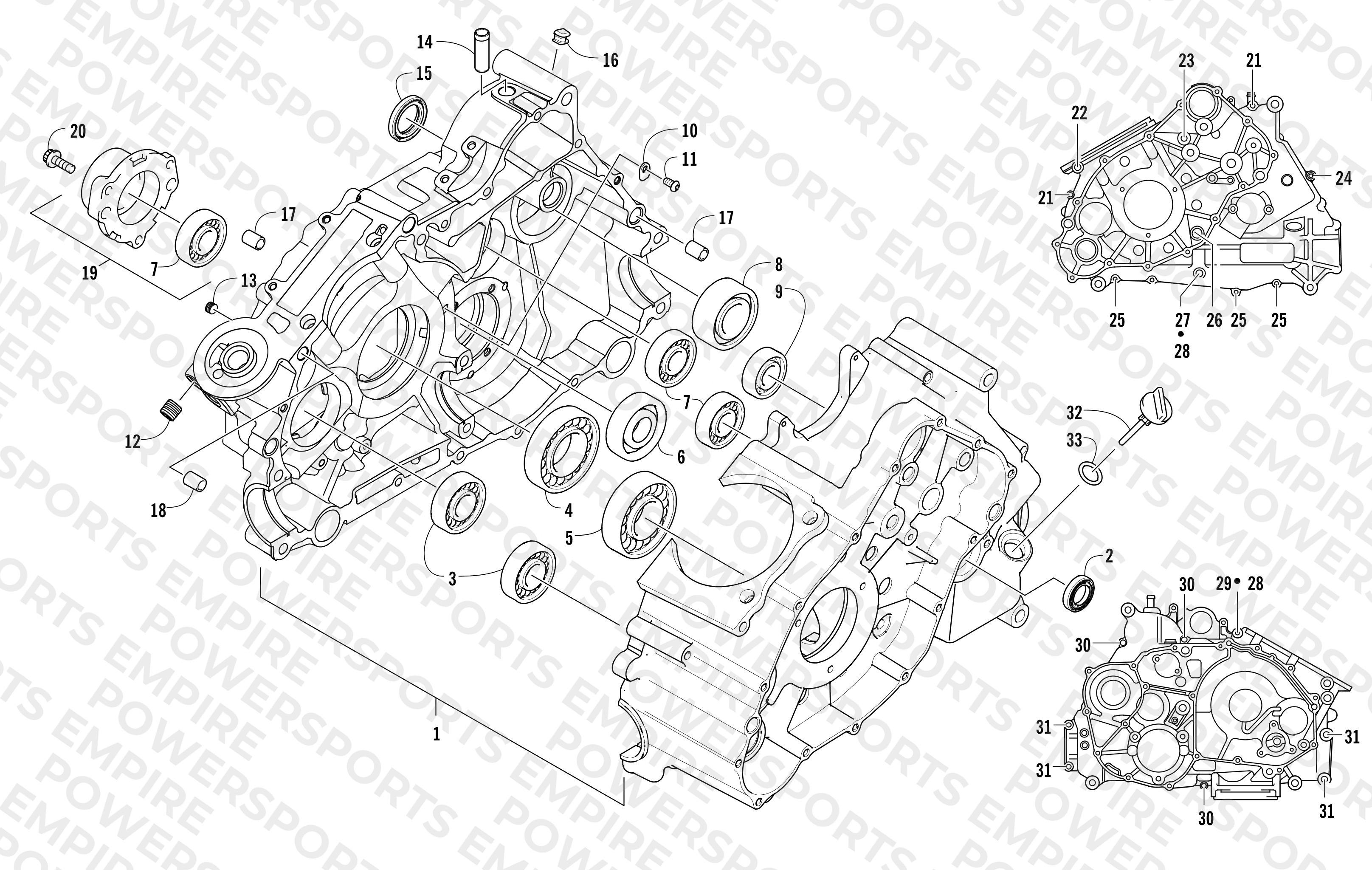 CRANKCASE ASSEMBLY