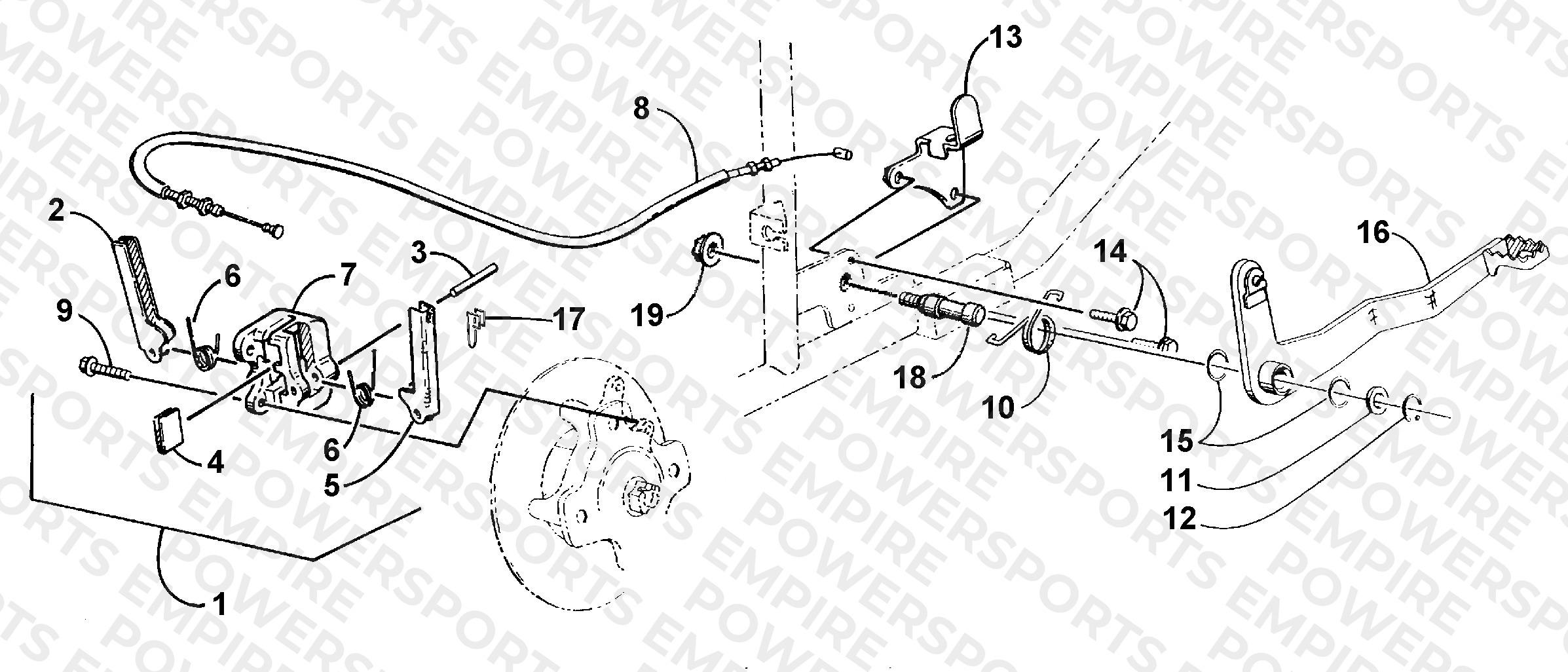MECHANICAL BRAKE ASSEMBLY