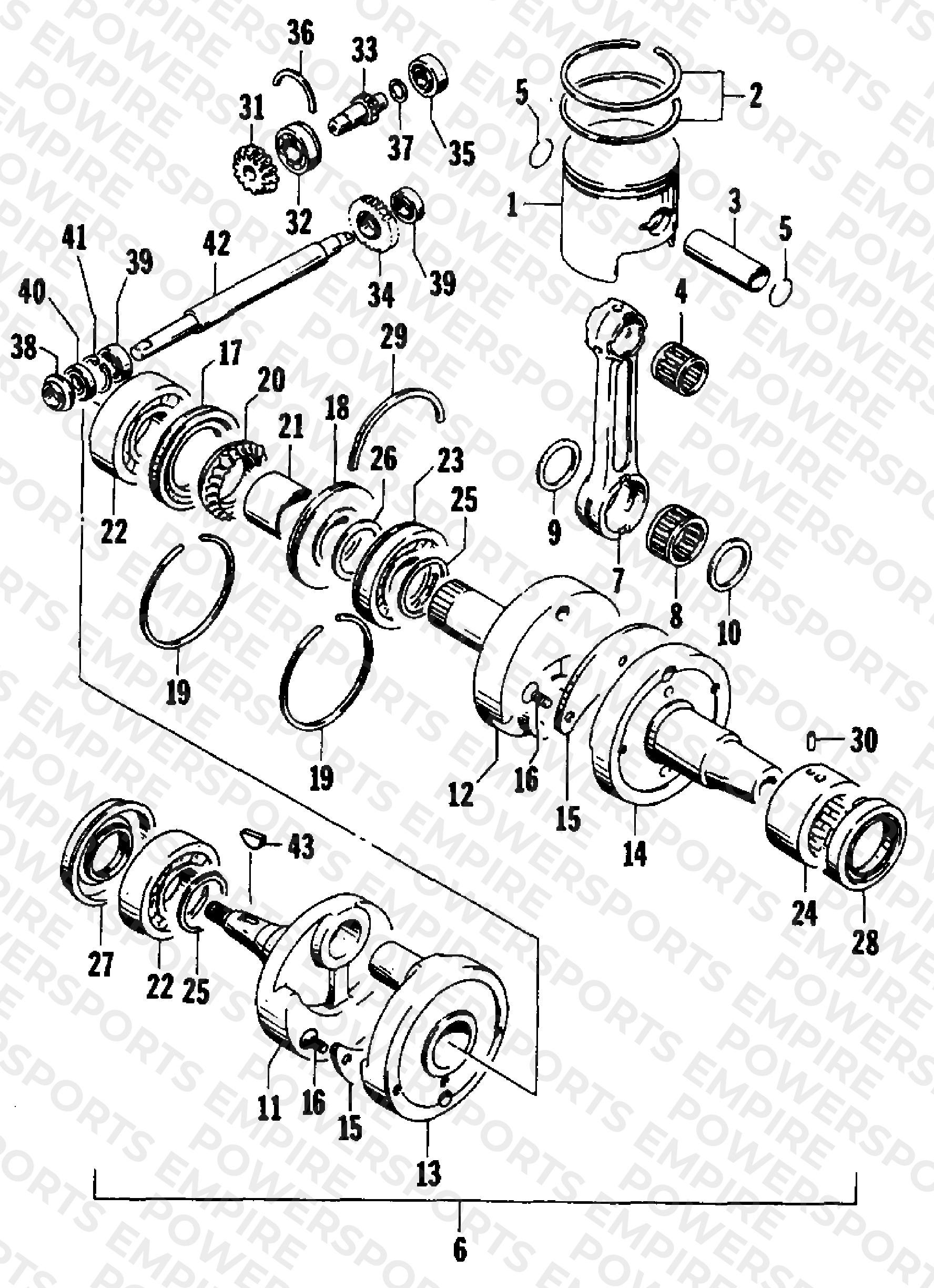 PISTON AND CRANKSHAFT