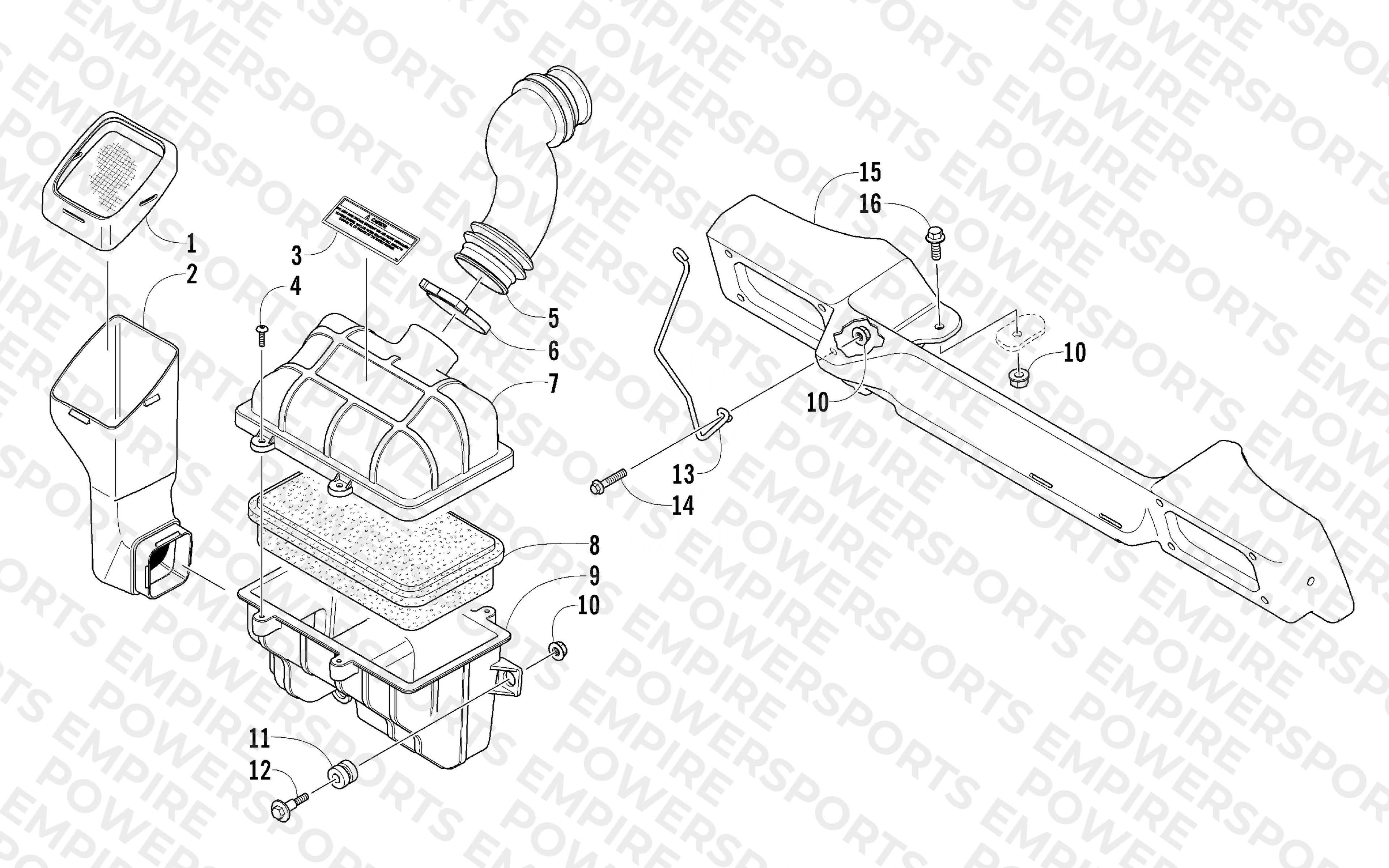 AIR SILENCER ASSEMBLY