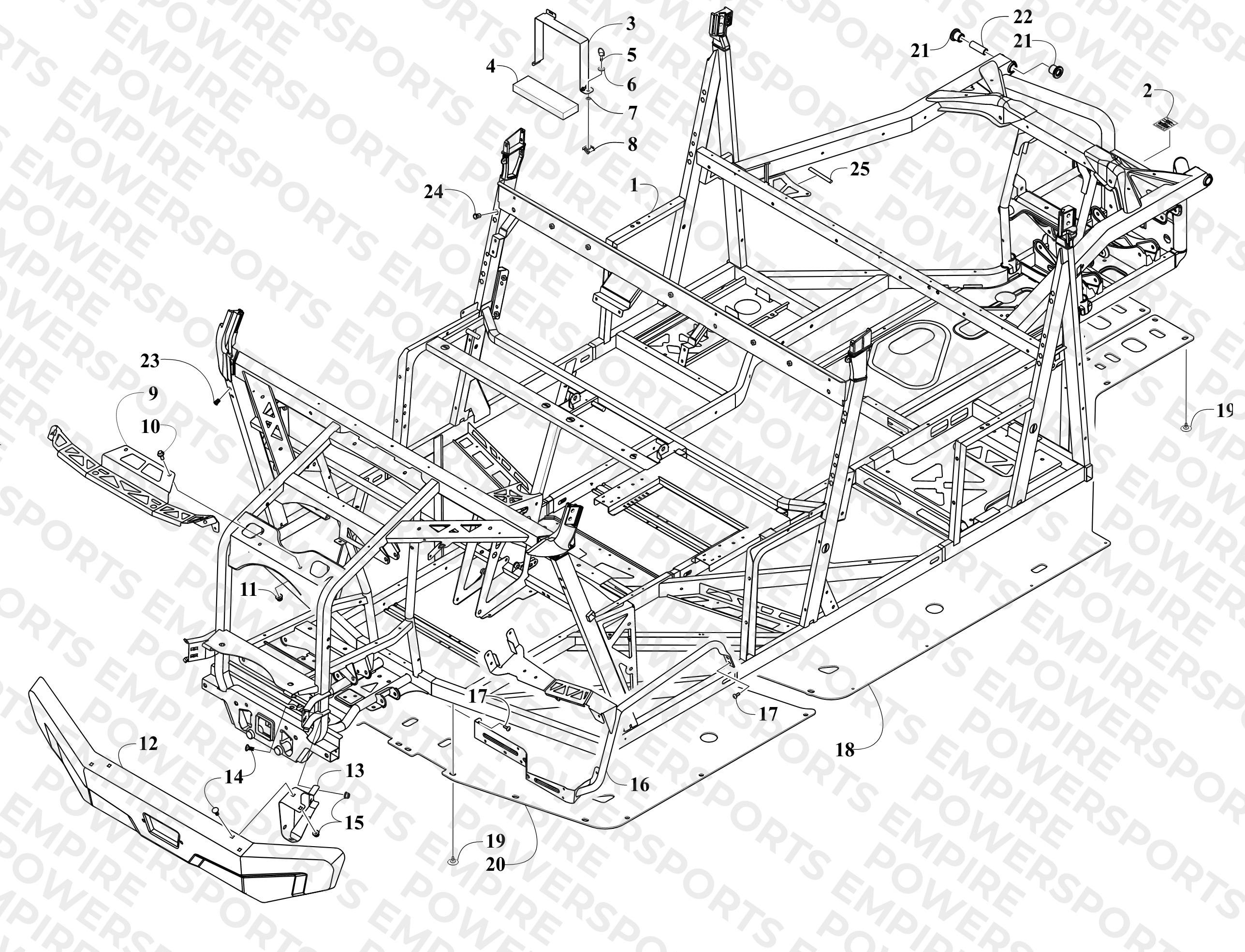 FRAME AND RELATED PARTS