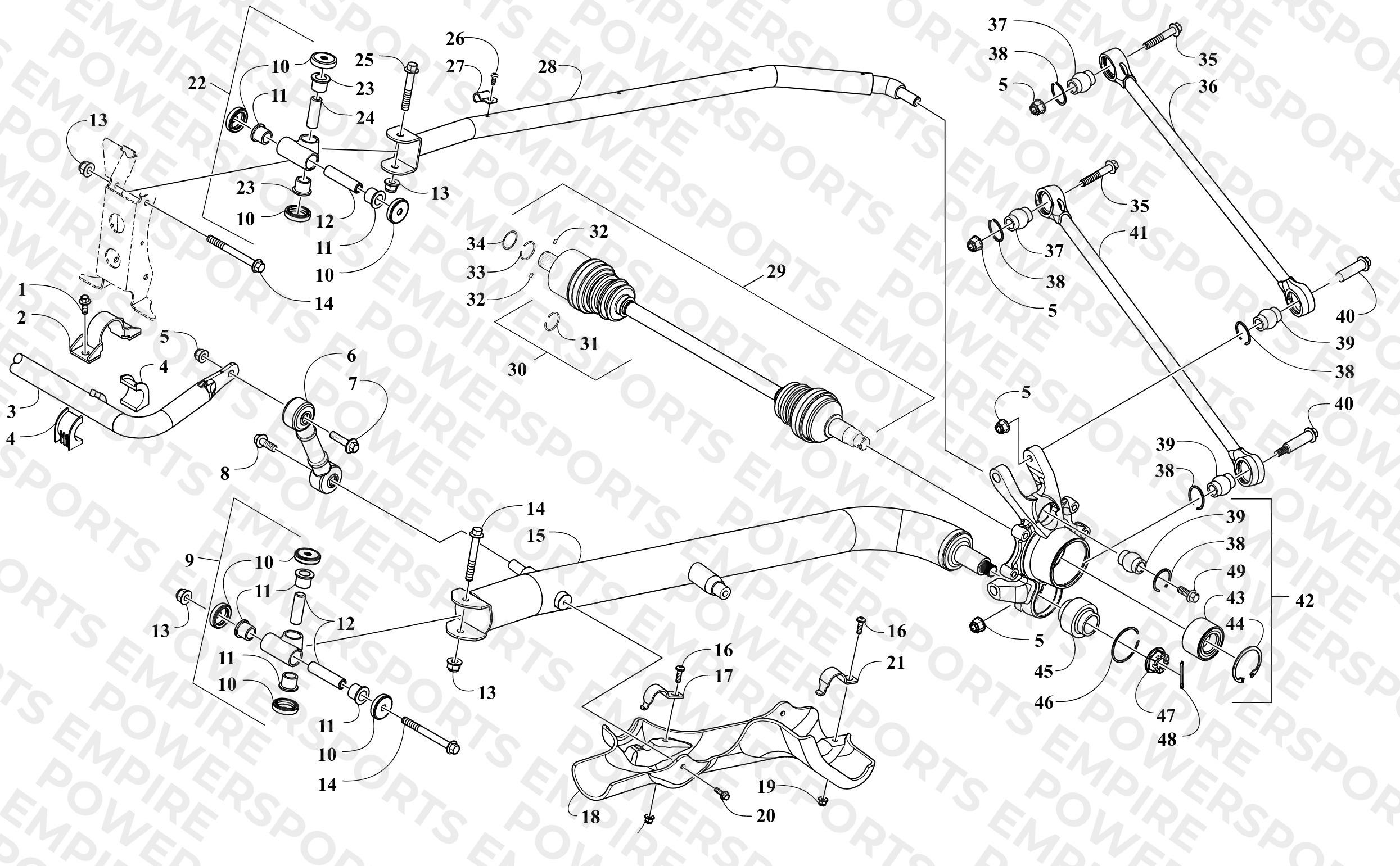 REAR SUSPENSION ASSEMBLY