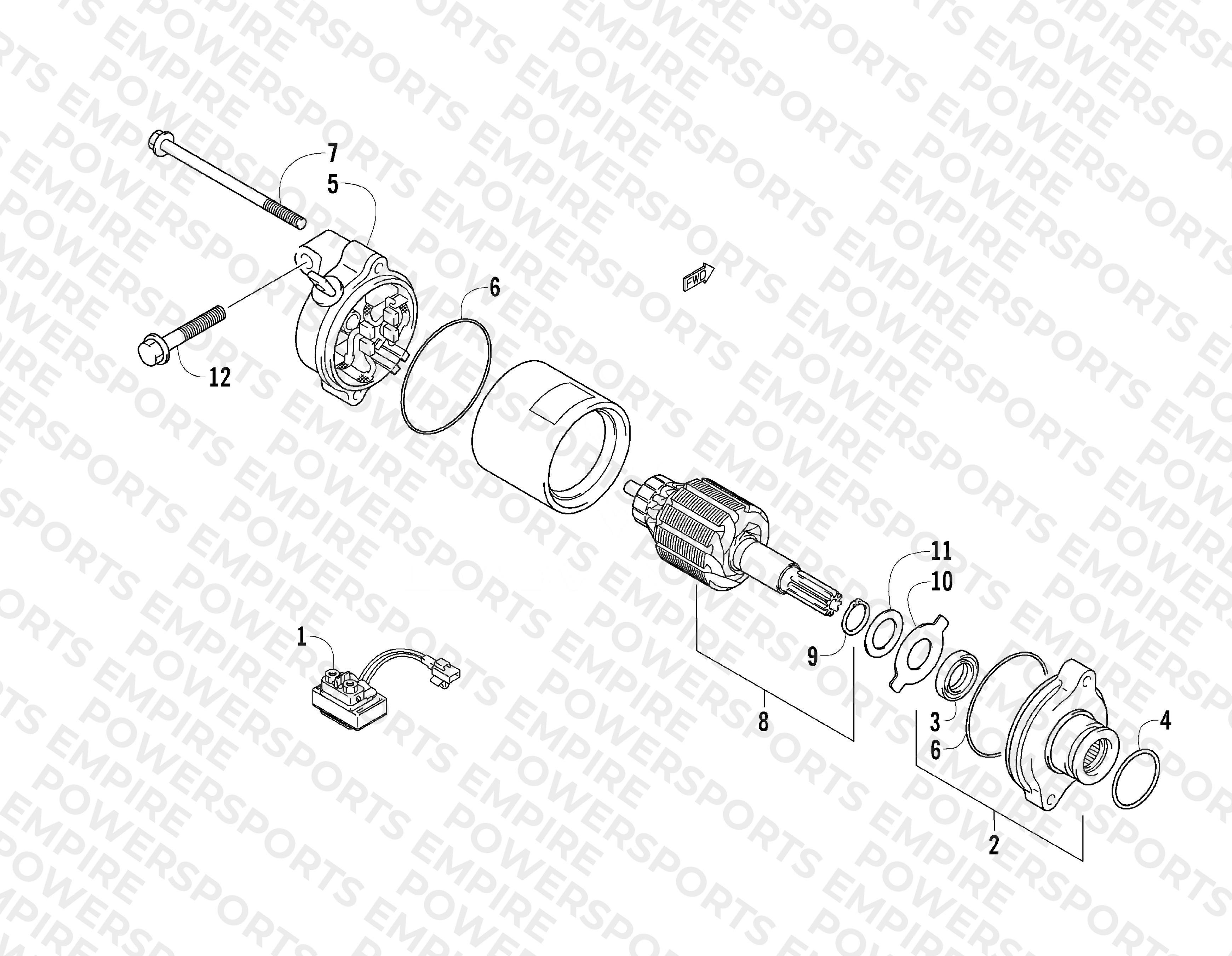 STARTER MOTOR ASSEMBLY