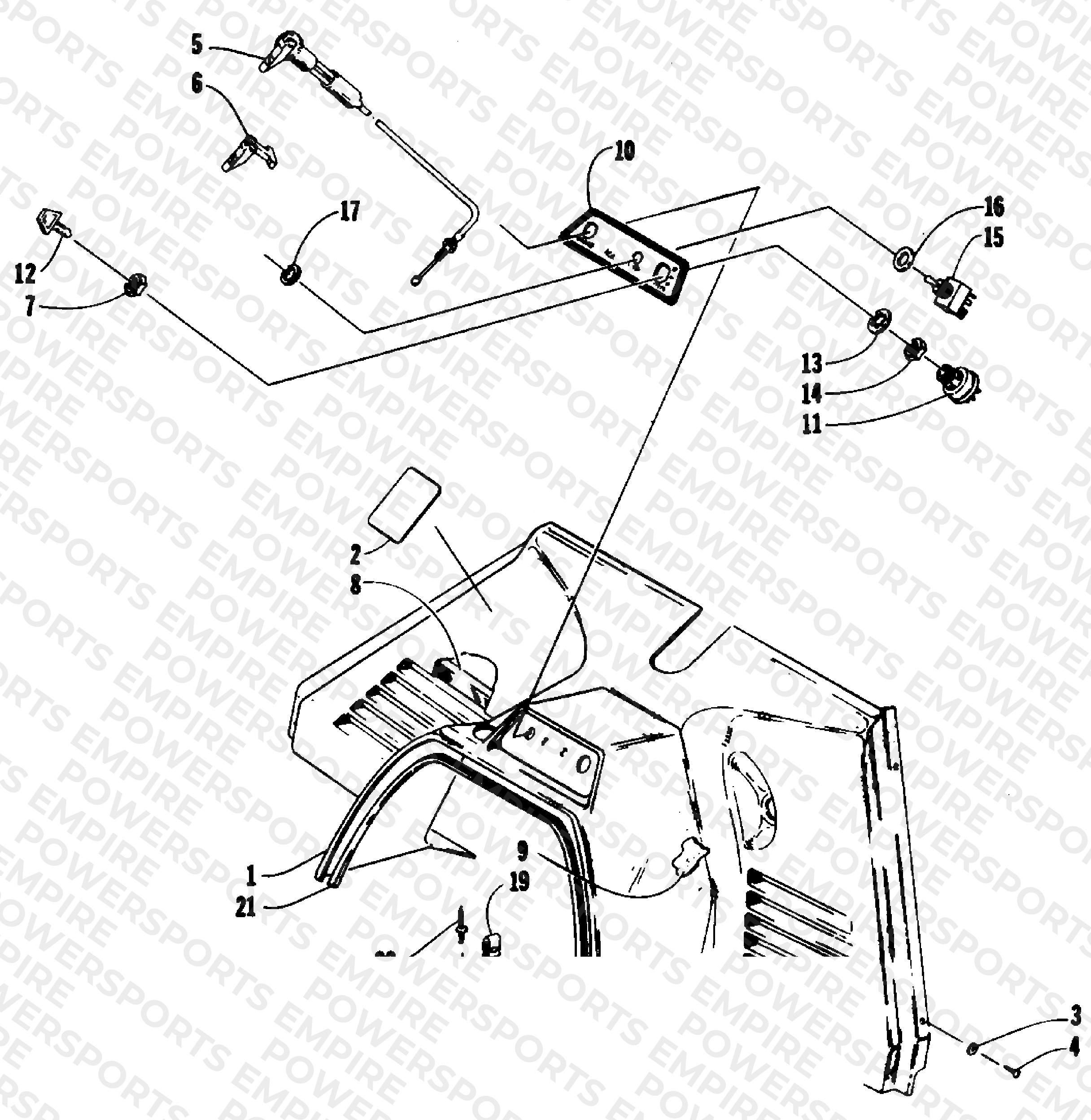 CONSOLE AND SWITCH ASSEMBLIES