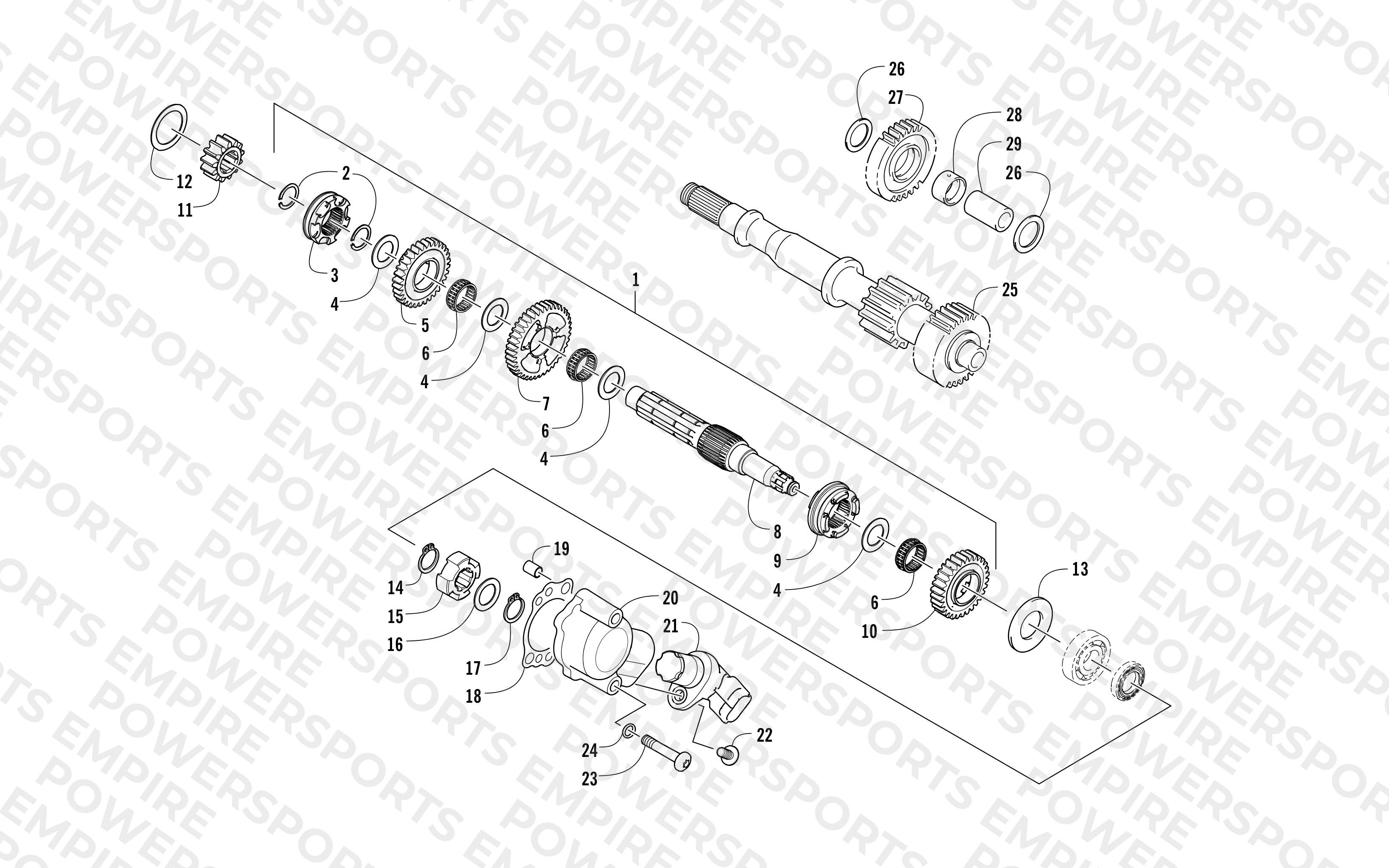 SECONDARY TRANSMISSION ASSEMBLY