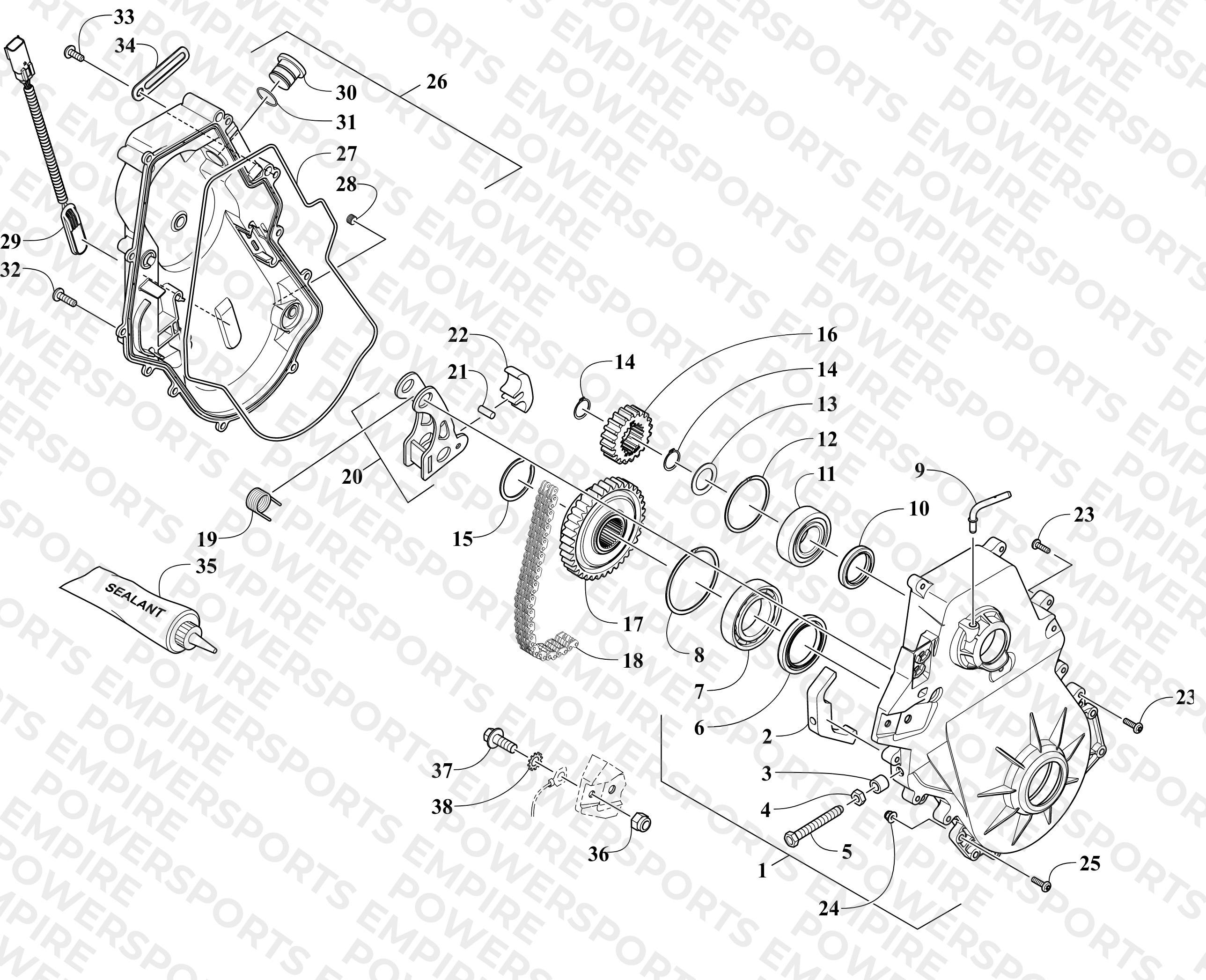 CHAIN CASE ASSEMBLY