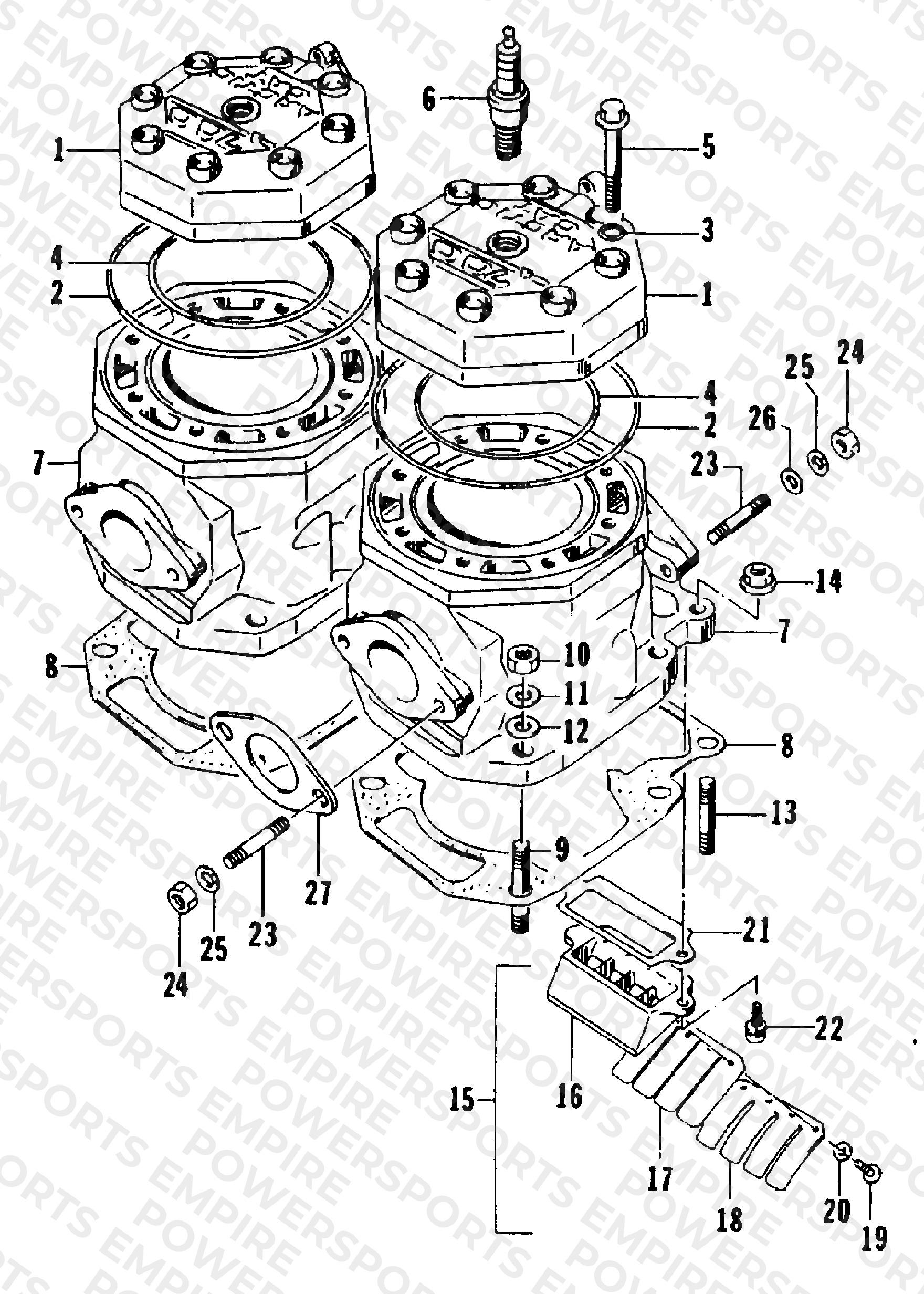 CYLINDER AND HEAD ASSEMBLY