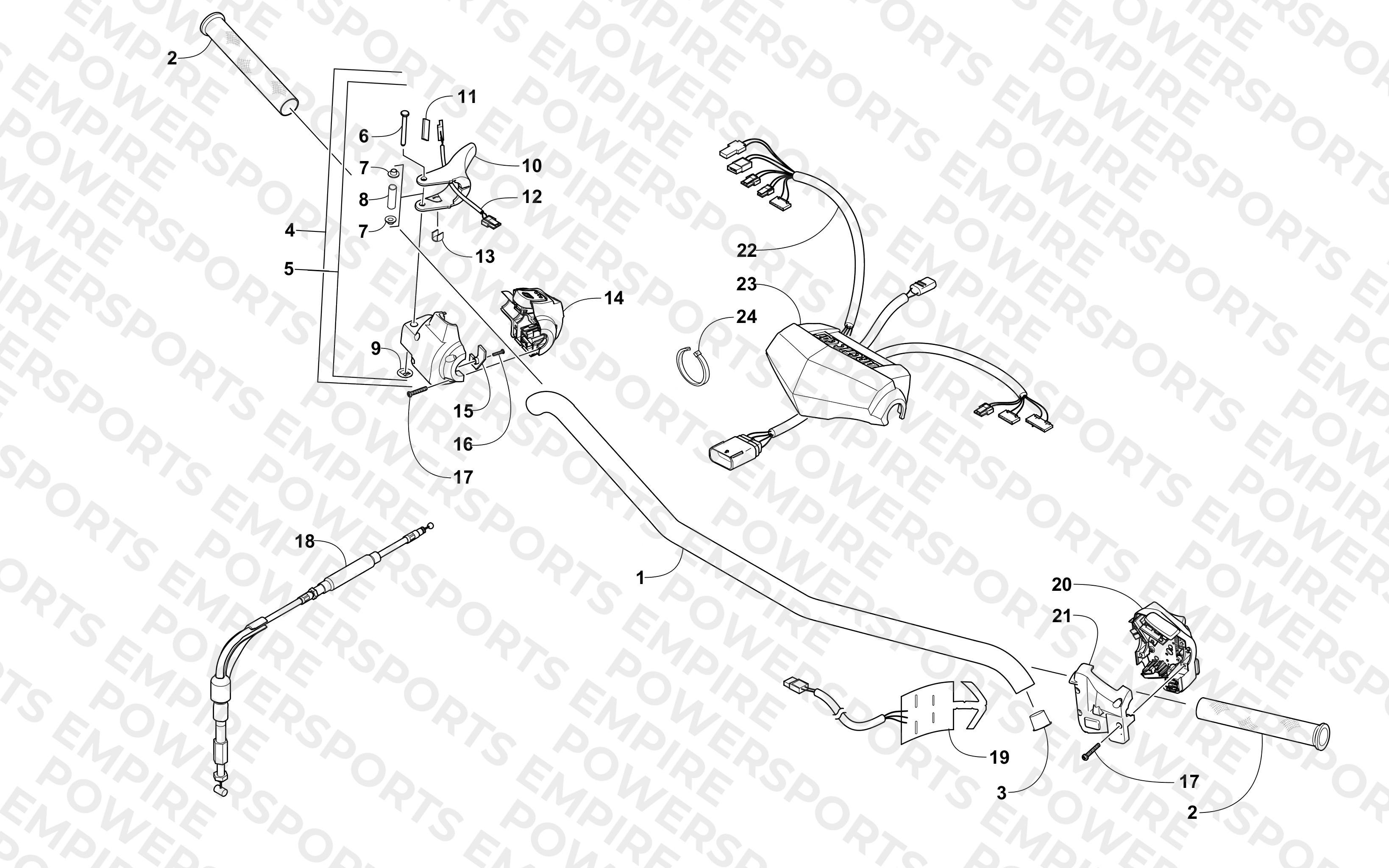HANDLEBAR AND CONTROLS