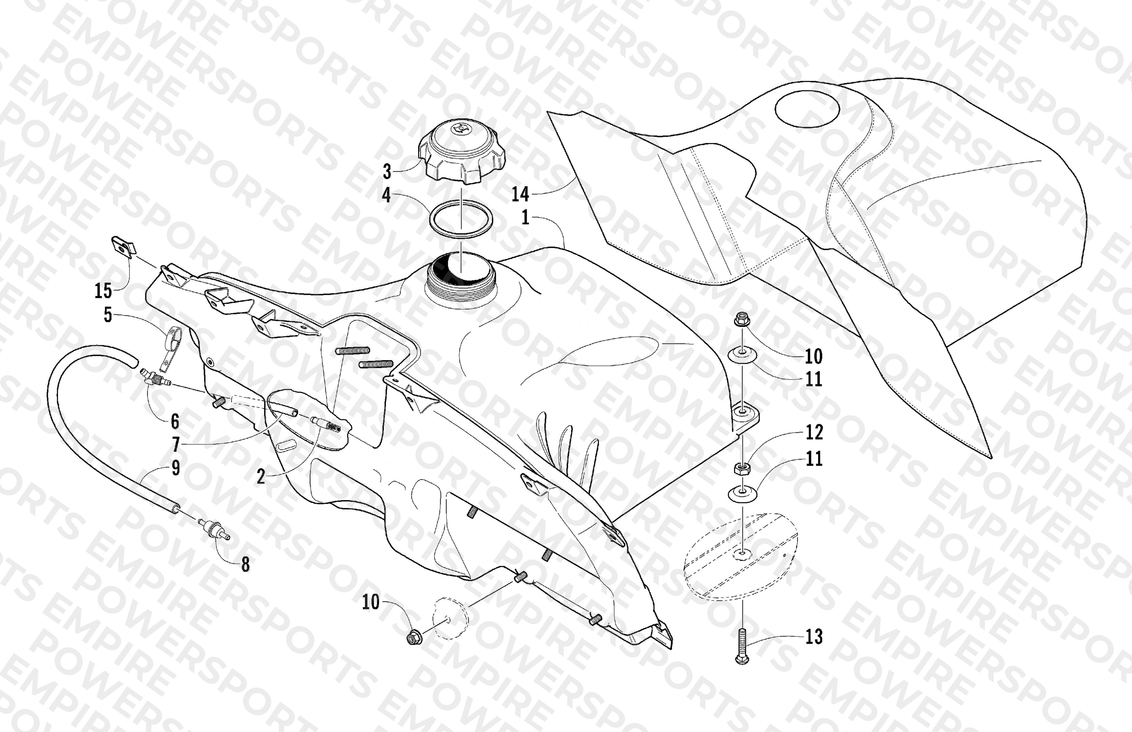 GAS TANK ASSEMBLY