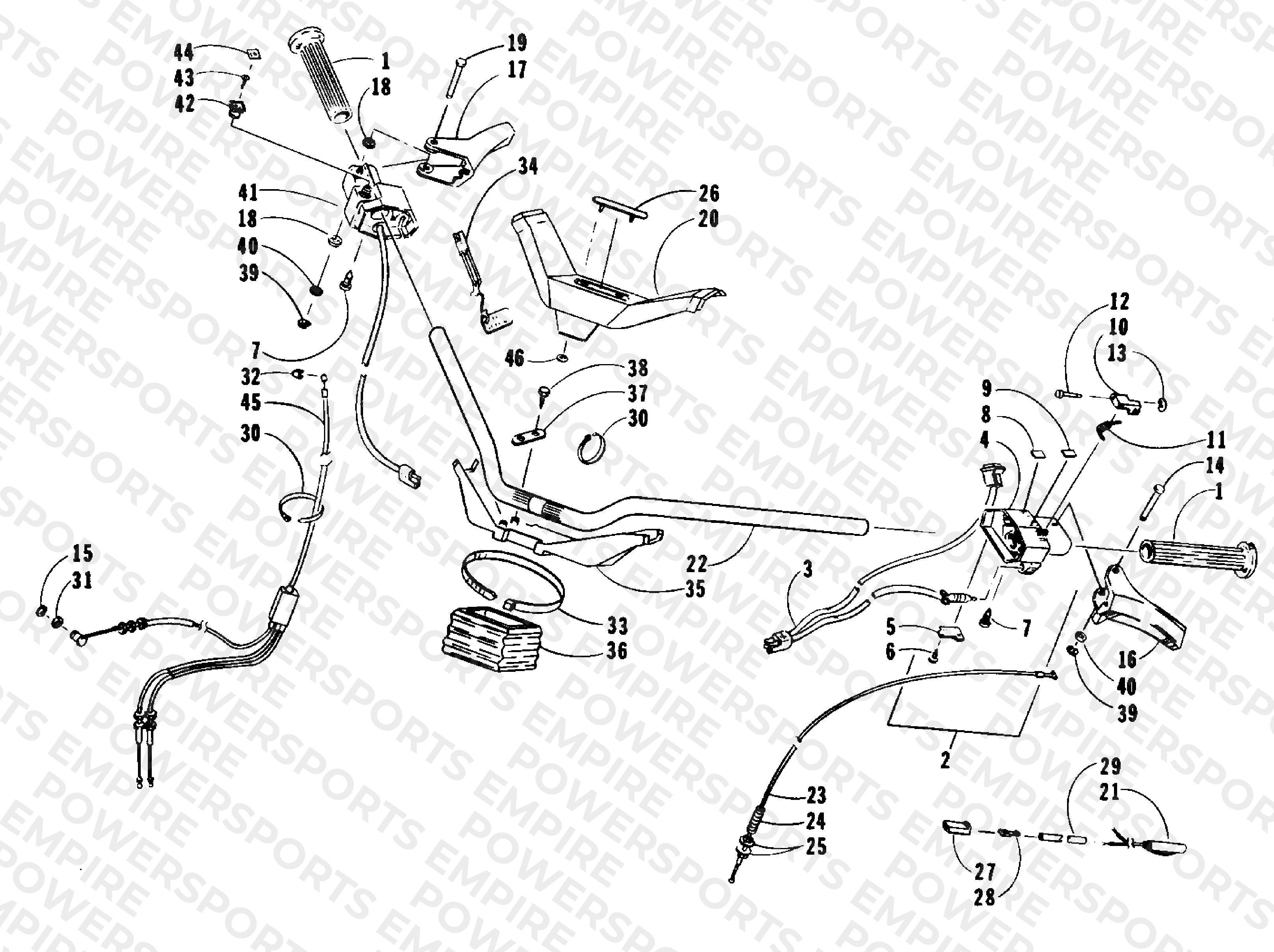 HANDLEBAR AND CONTROLS