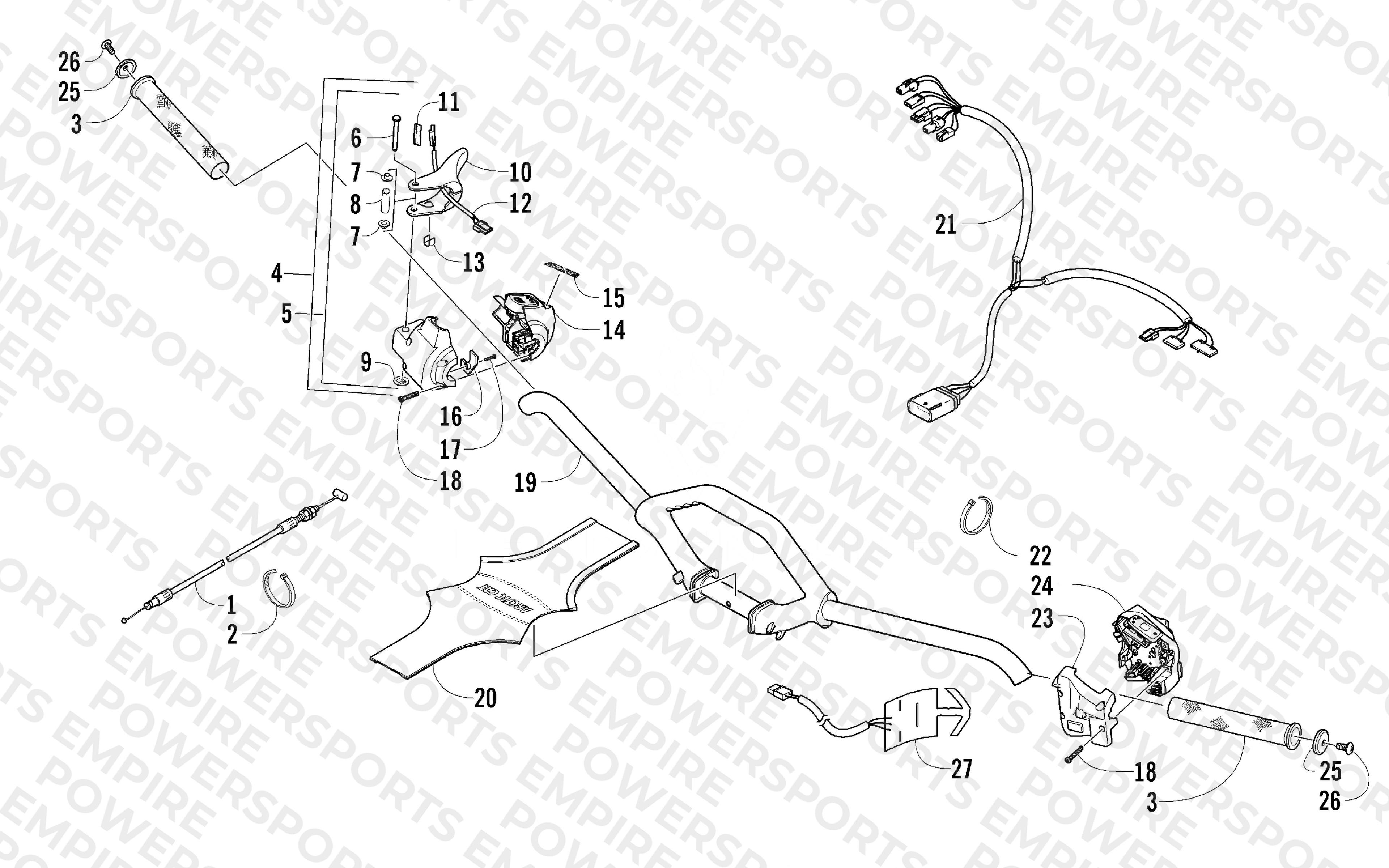 HANDLEBAR AND CONTROLS