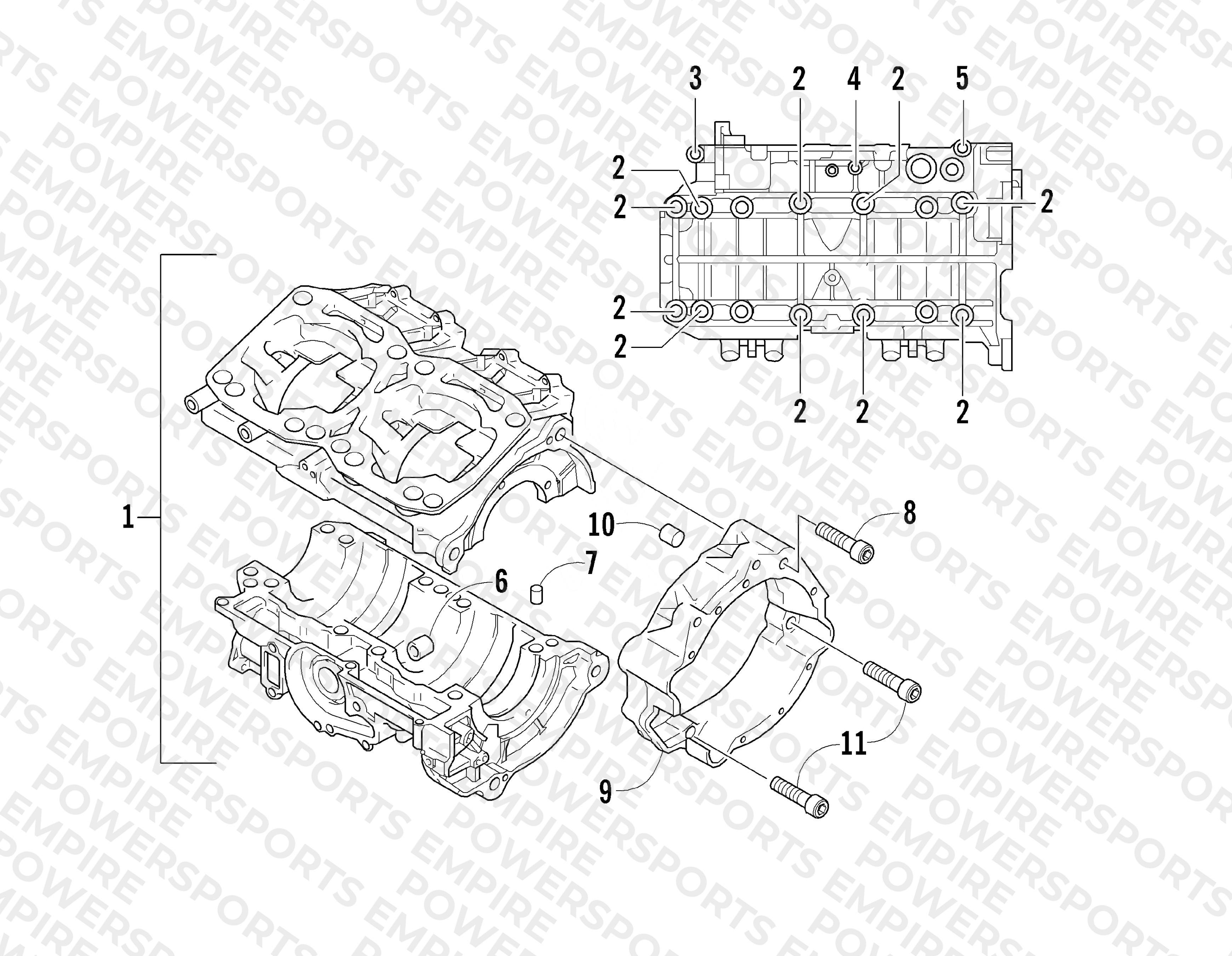 CRANKCASE ASSEMBLY