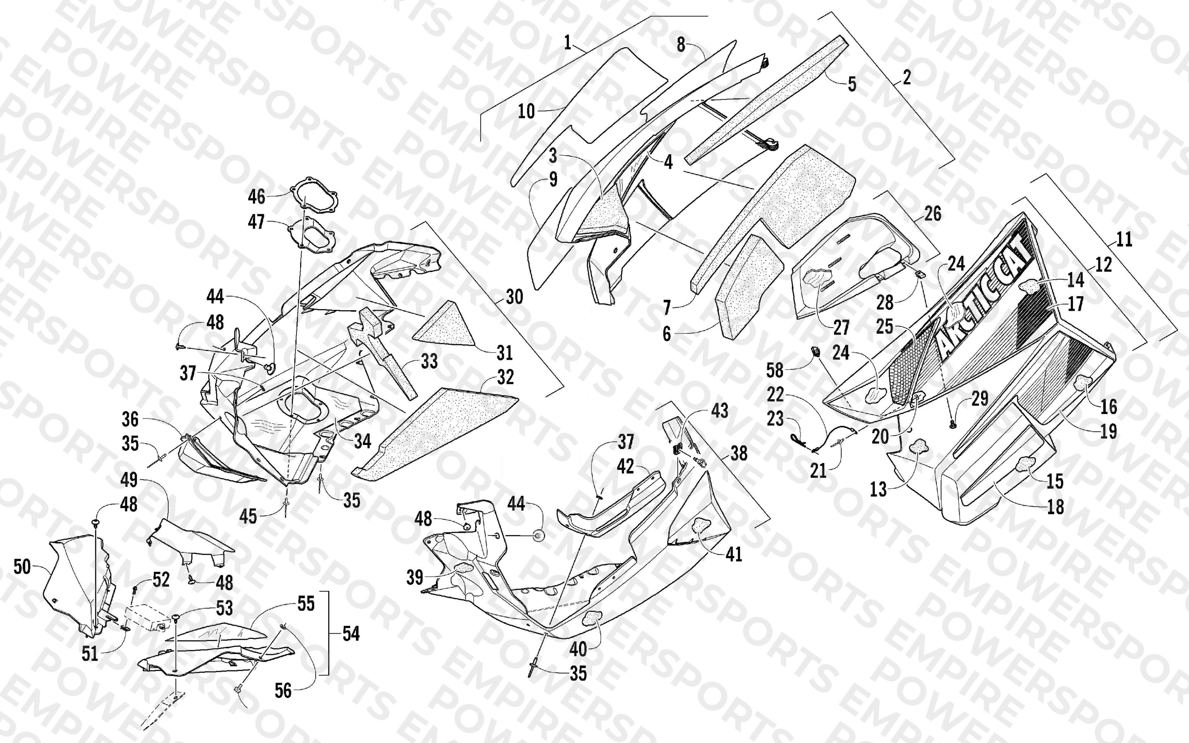 SKID PLATE AND SIDE PANEL ASSEMBLY