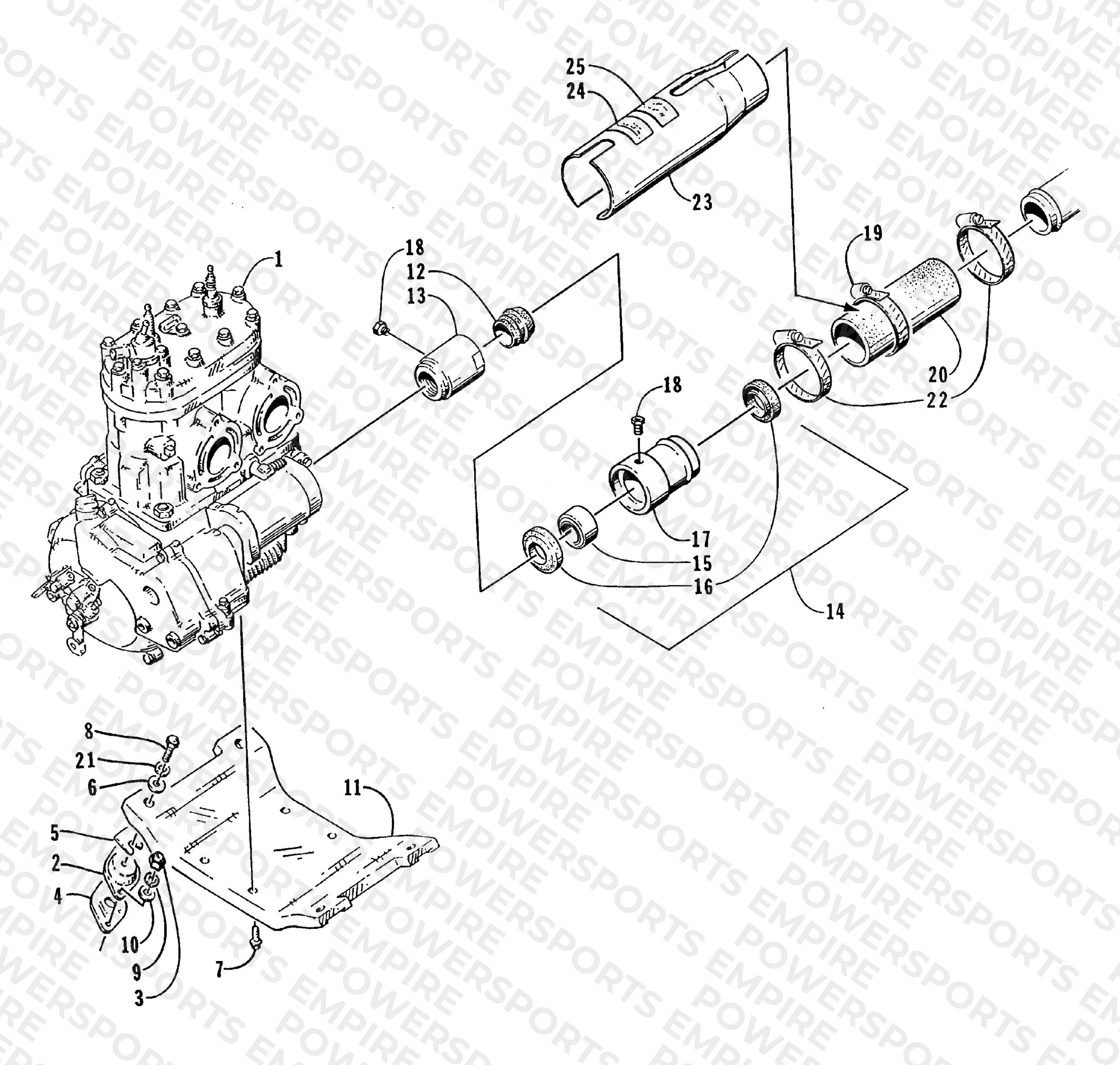 ENGINE AND RELATED ASSEMBLY