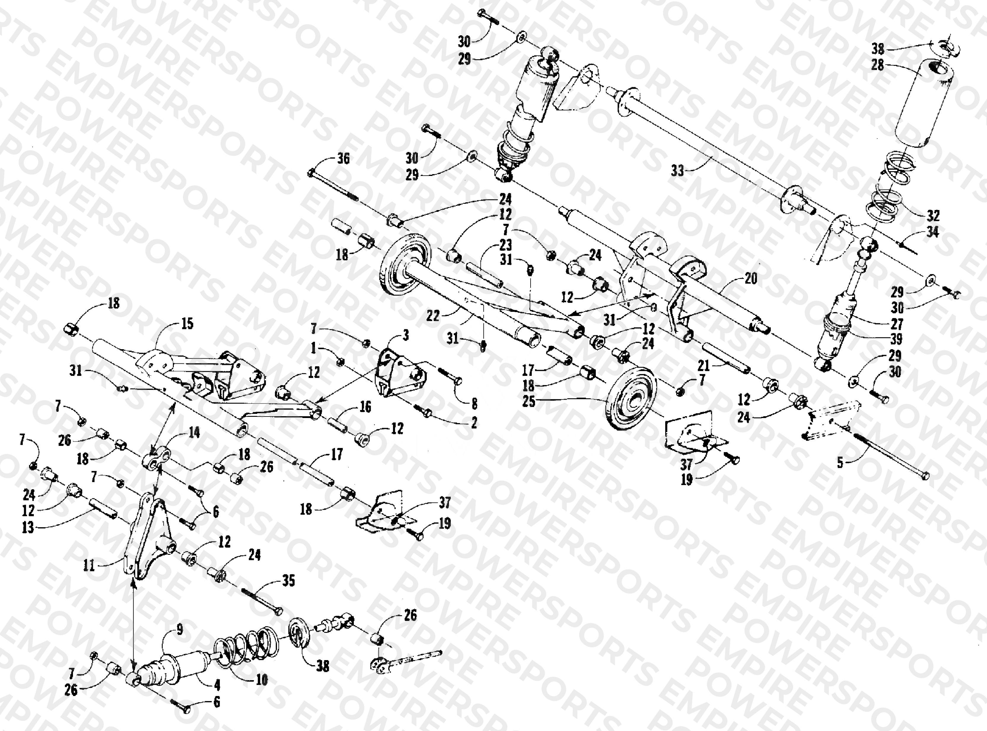 REAR SUSPENSION ARM ASSEMBLIES