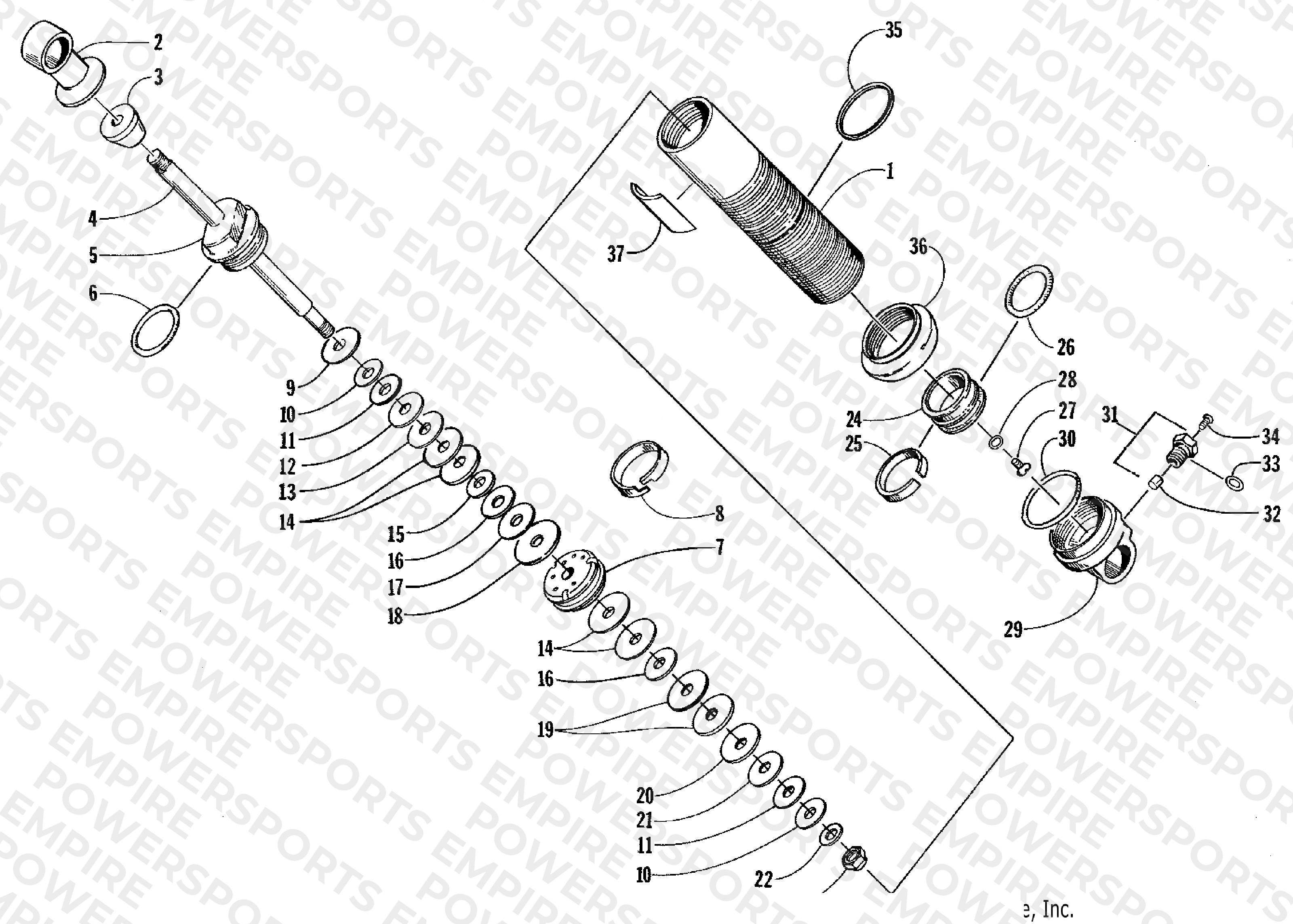 FRONT SUSPENSION SHOCK ABSORBER