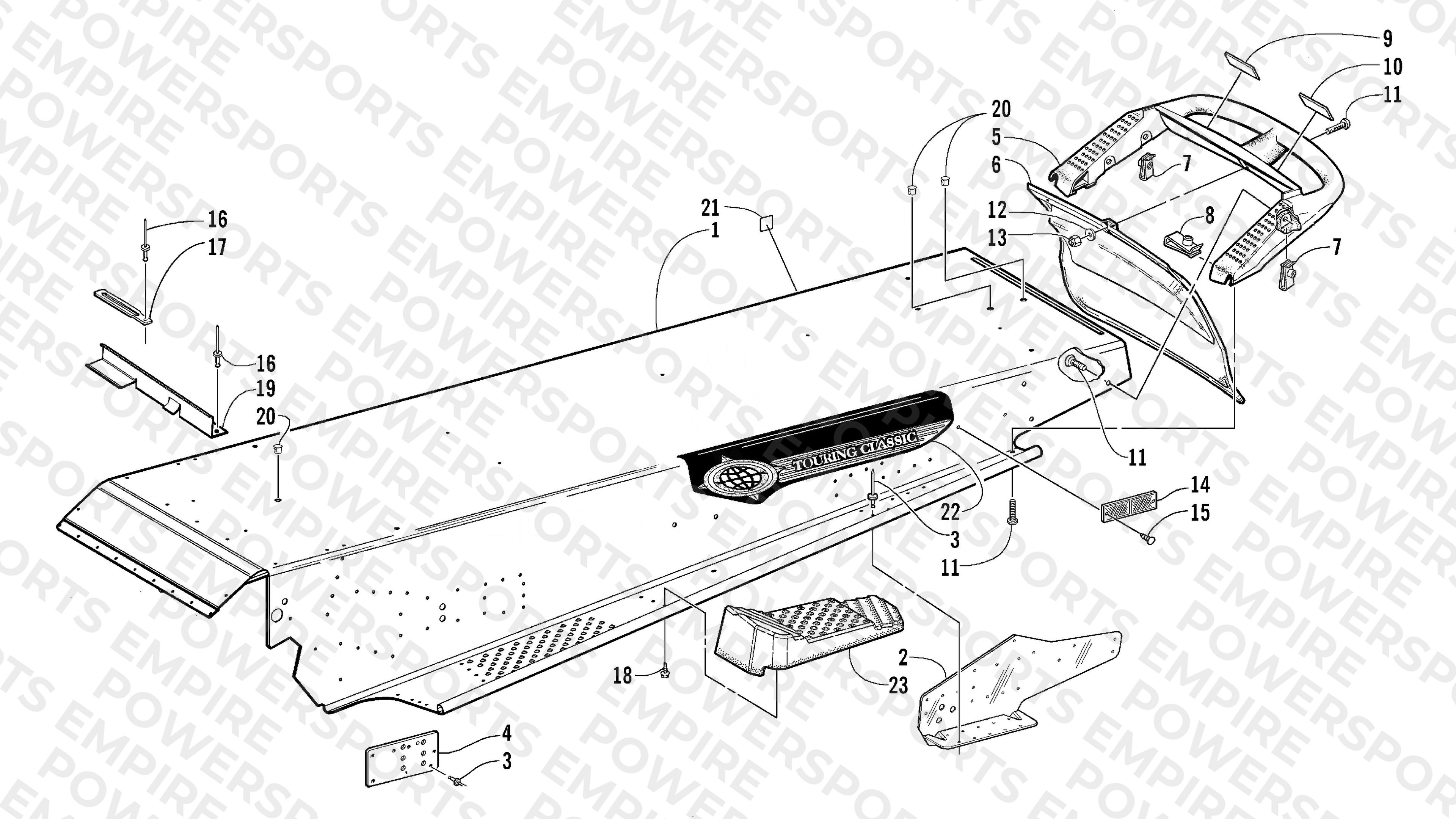 TUNNEL AND REAR BUMPER