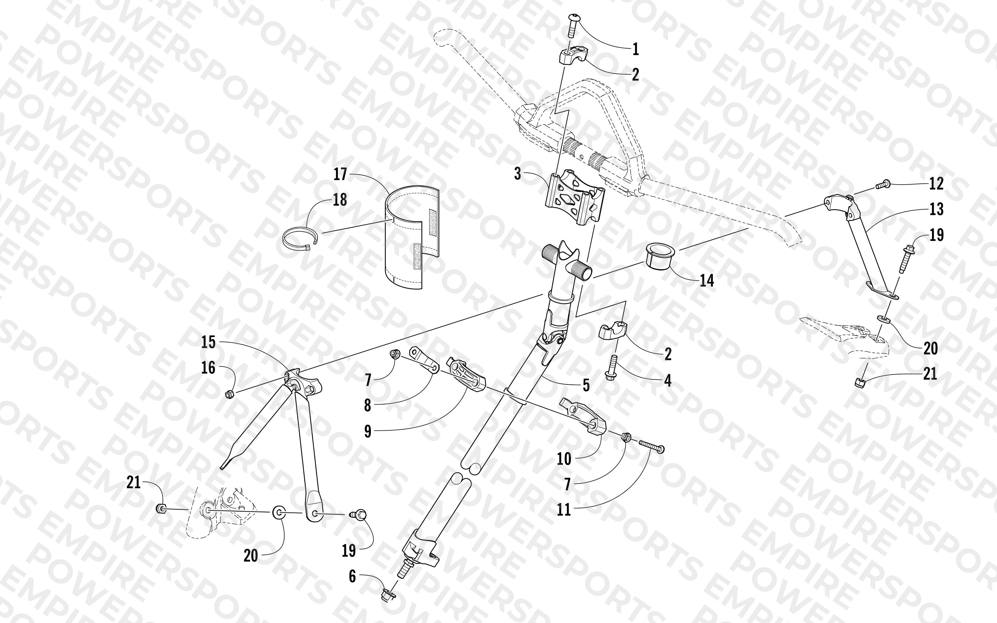 STEERING POST ASSEMBLY