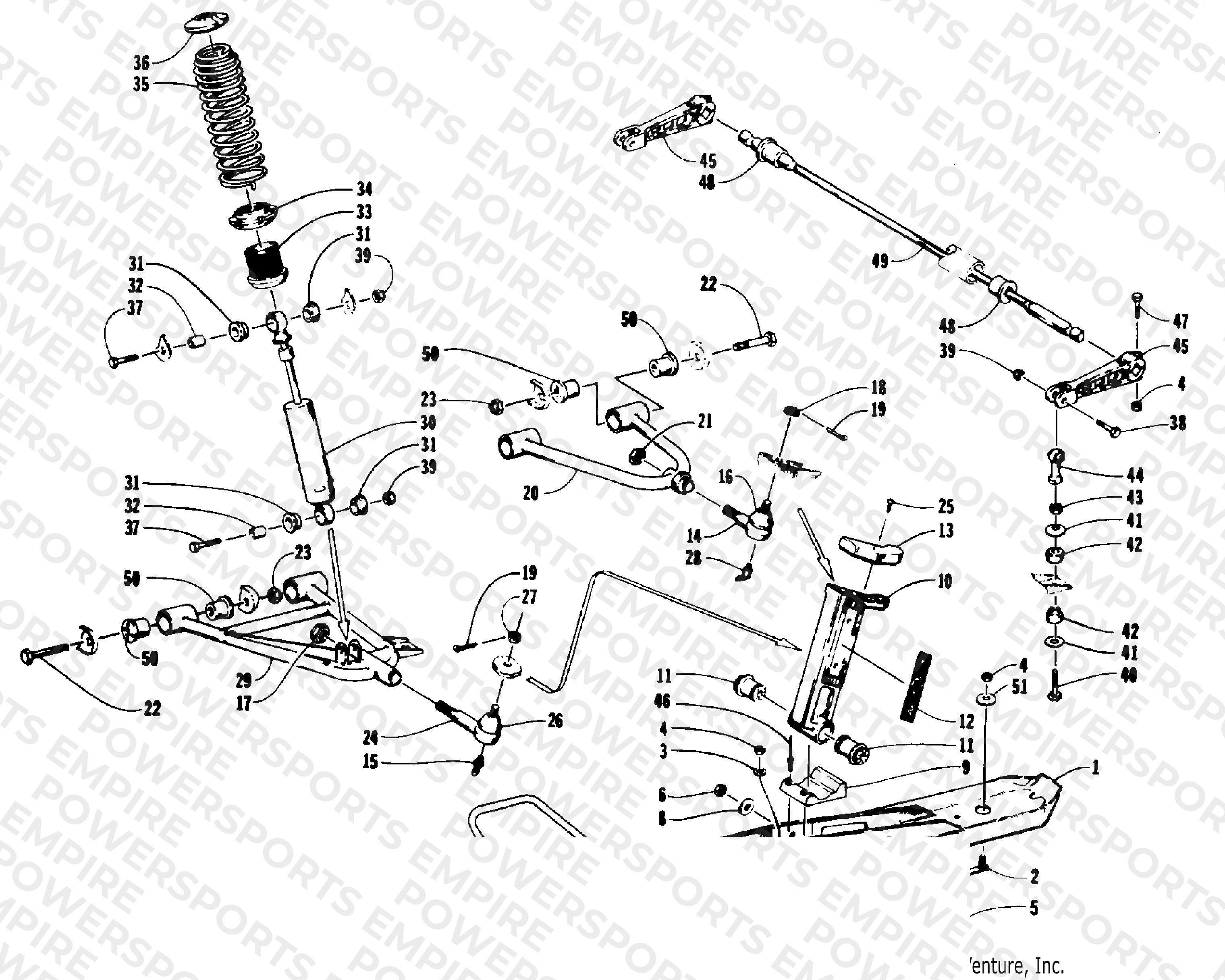 SKI AND FRONT SUSPENSION