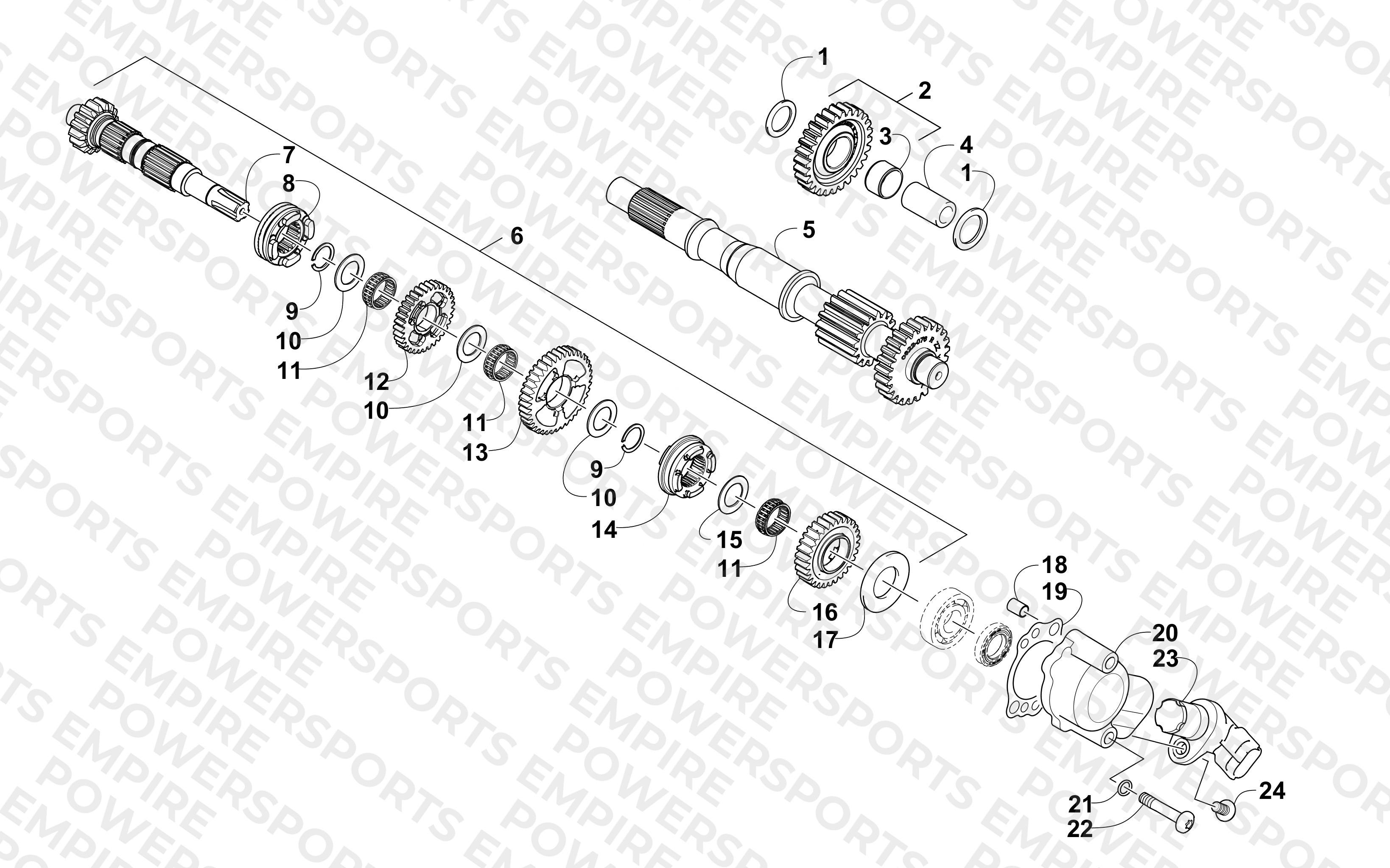 SECONDARY TRANSMISSION ASSEMBLY