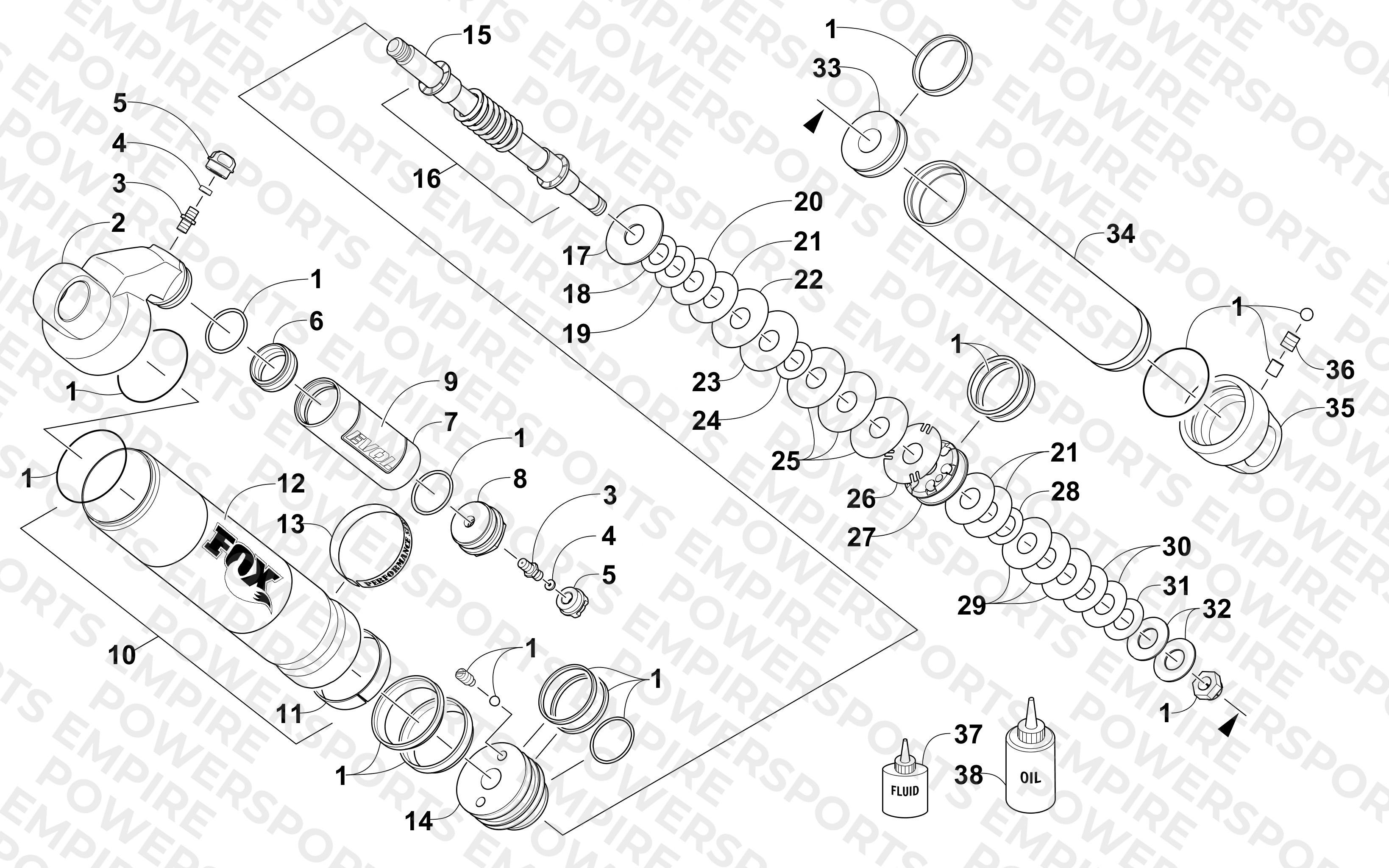 FRONT SUSPENSION SHOCK ABSORBER