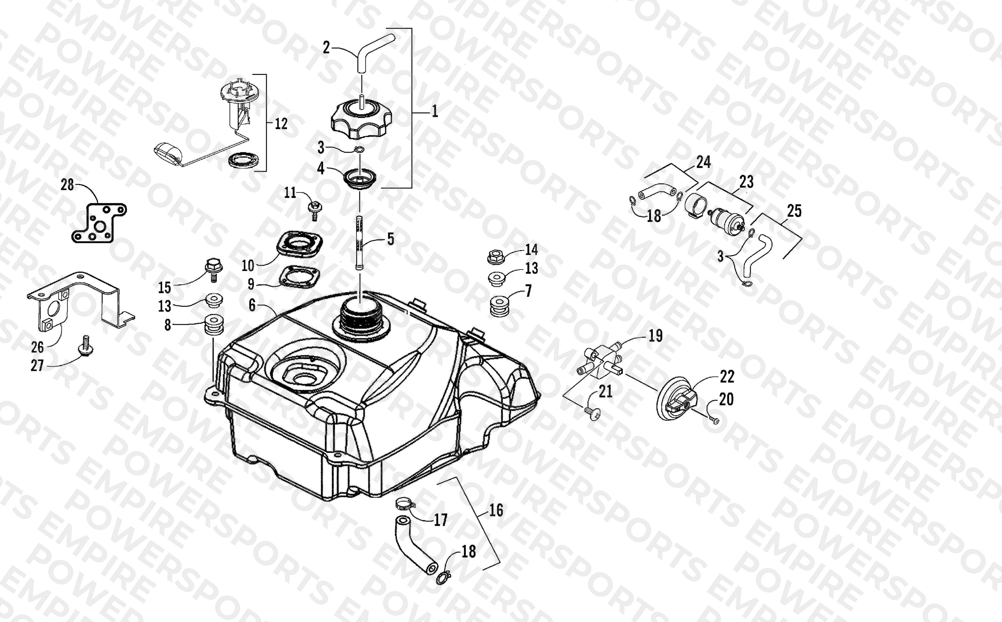 GAS TANK ASSEMBLY
