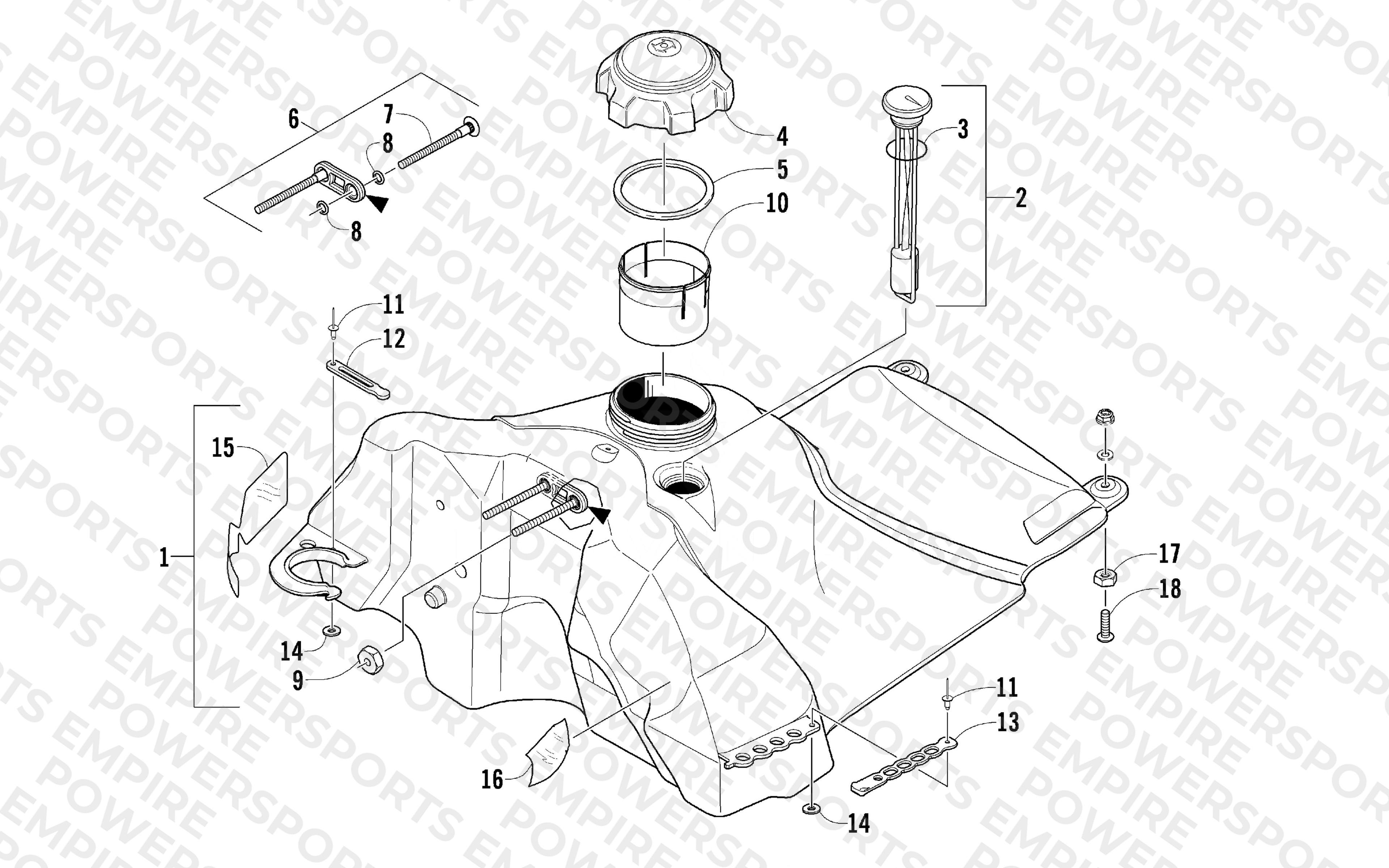 GAS TANK ASSEMBLY