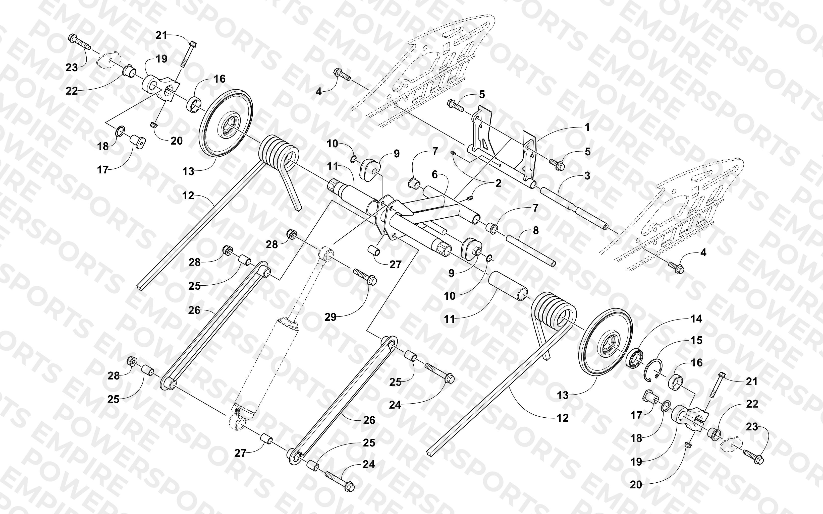 REAR SUSPENSION REAR ARM ASSEMBLY