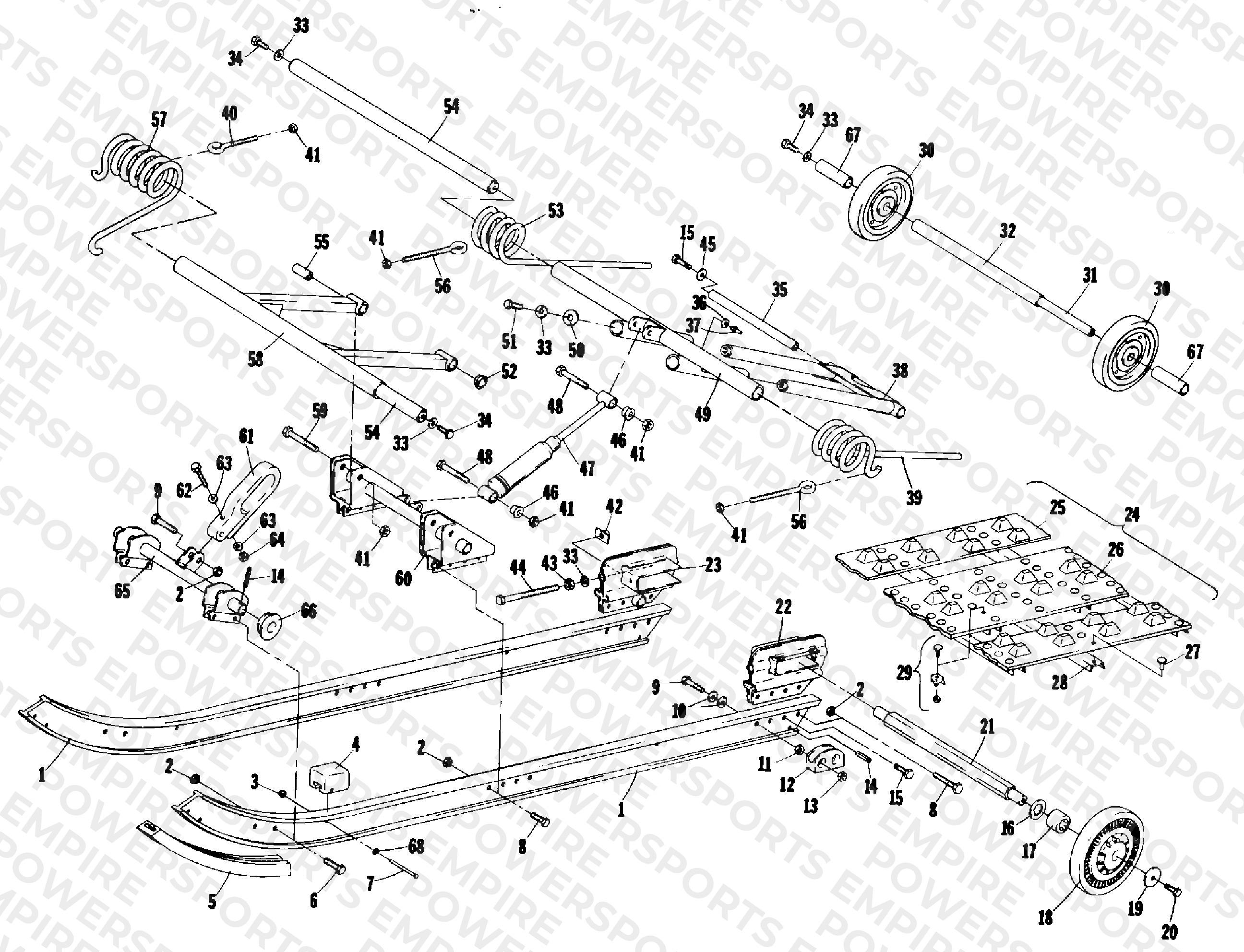 UNDERCARRIAGE AND TRACK