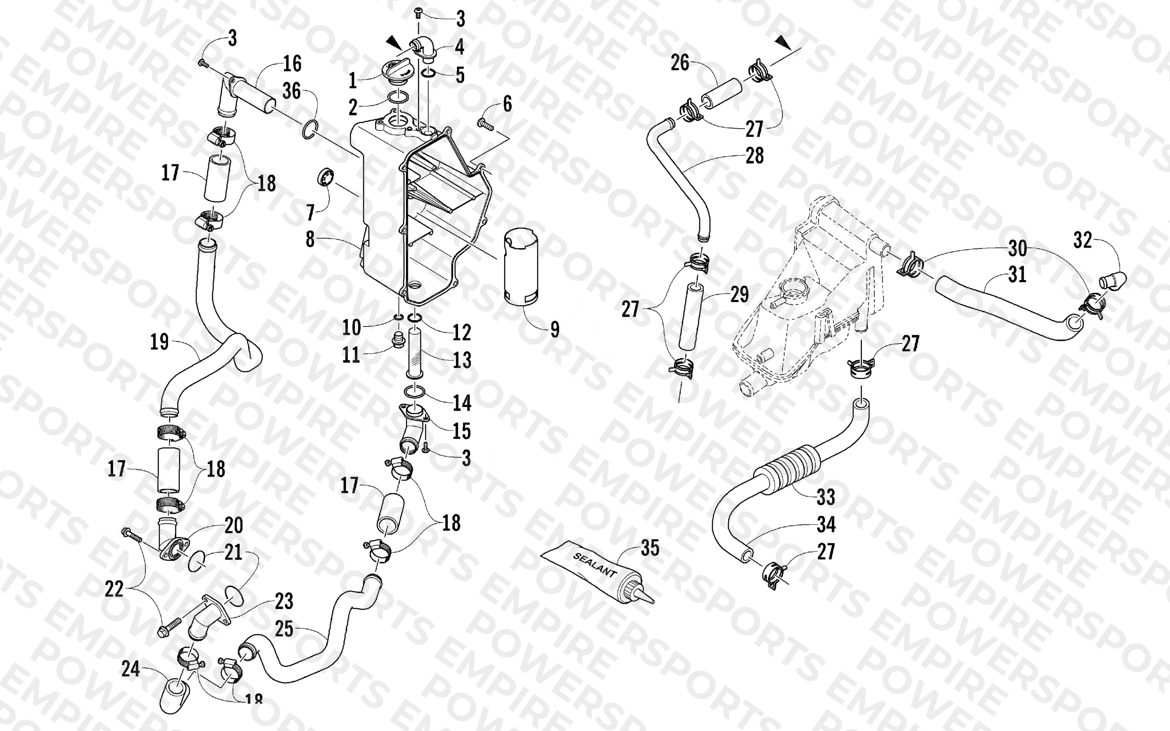 OIL TANK ASSEMBLY