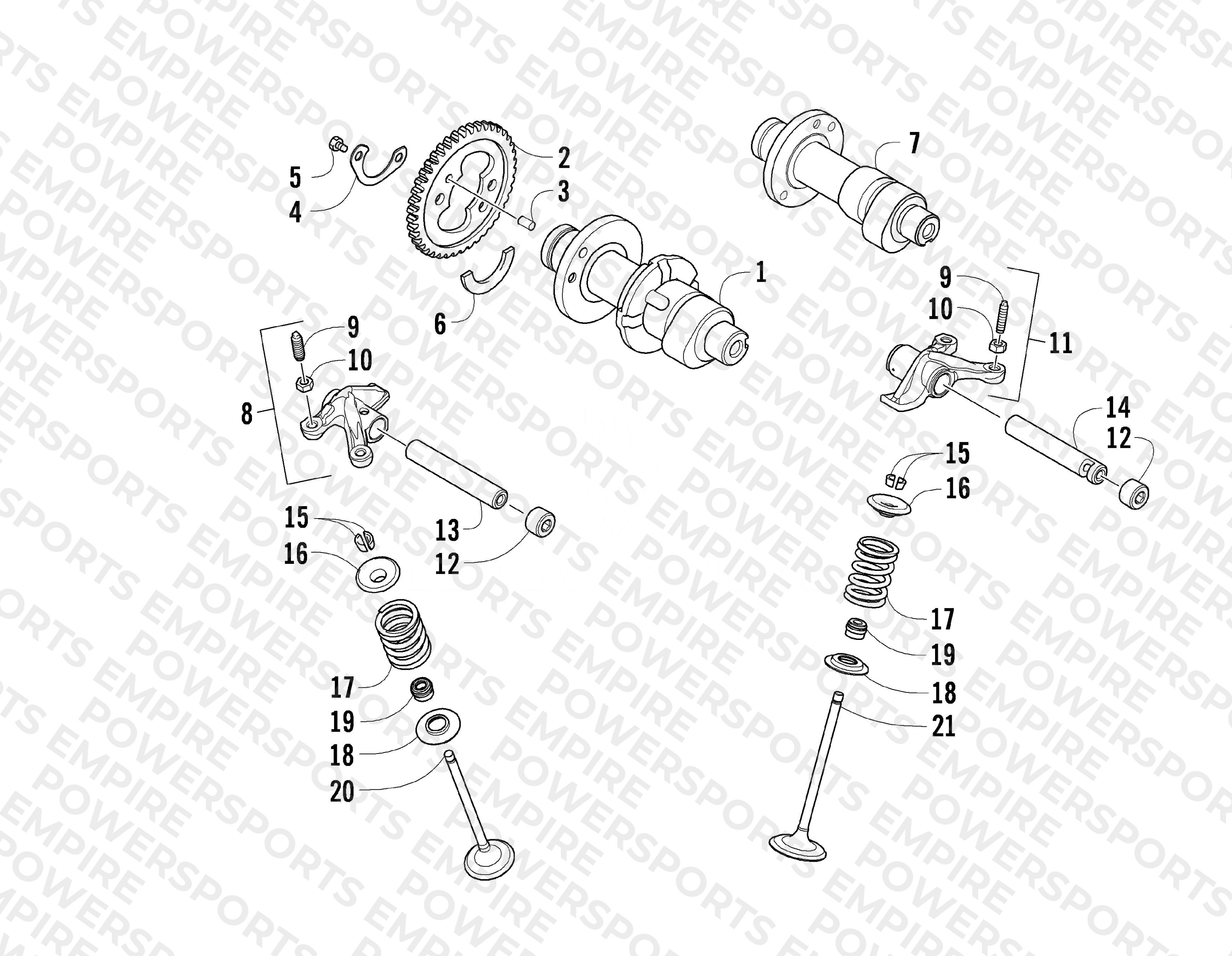 CAMSHAFT/VALVE ASSEMBLY
