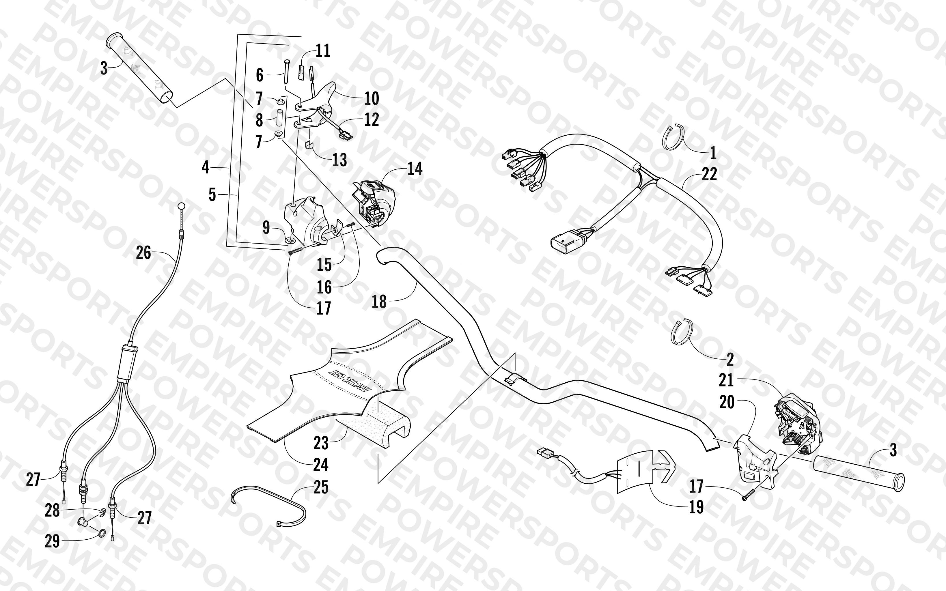 HANDLEBAR AND CONTROLS