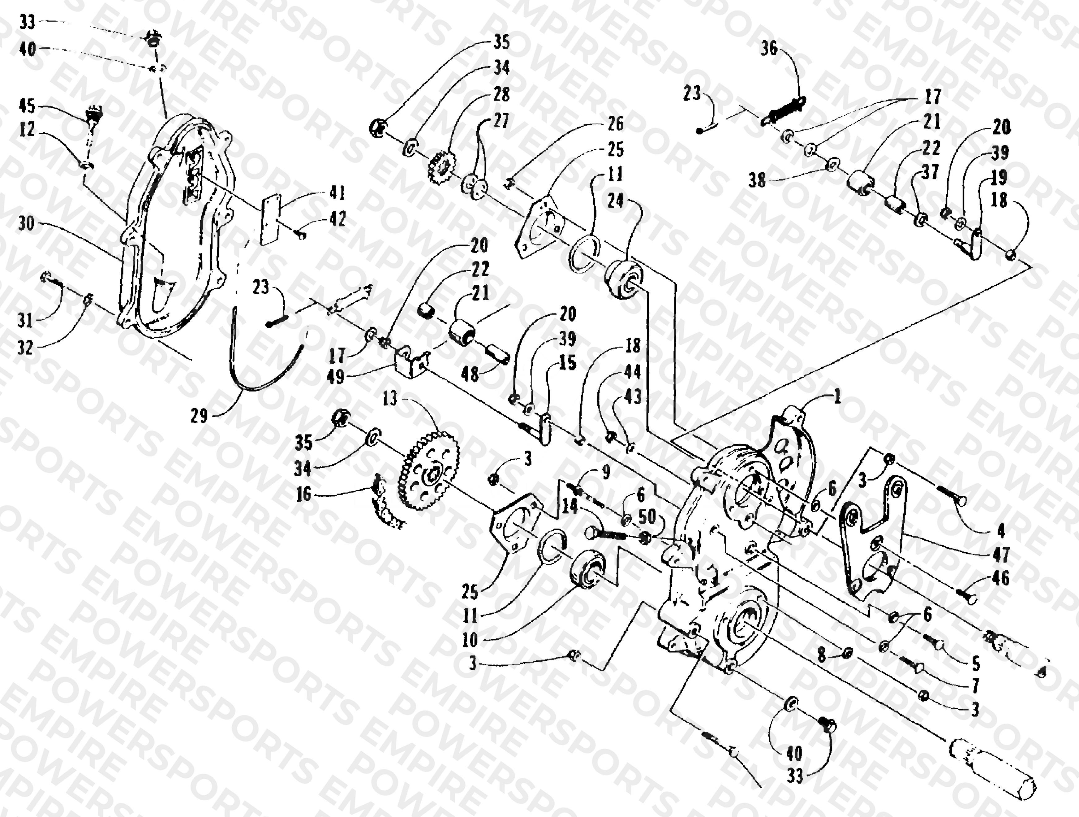DRIVE/DROPCASE ASSEMBLY