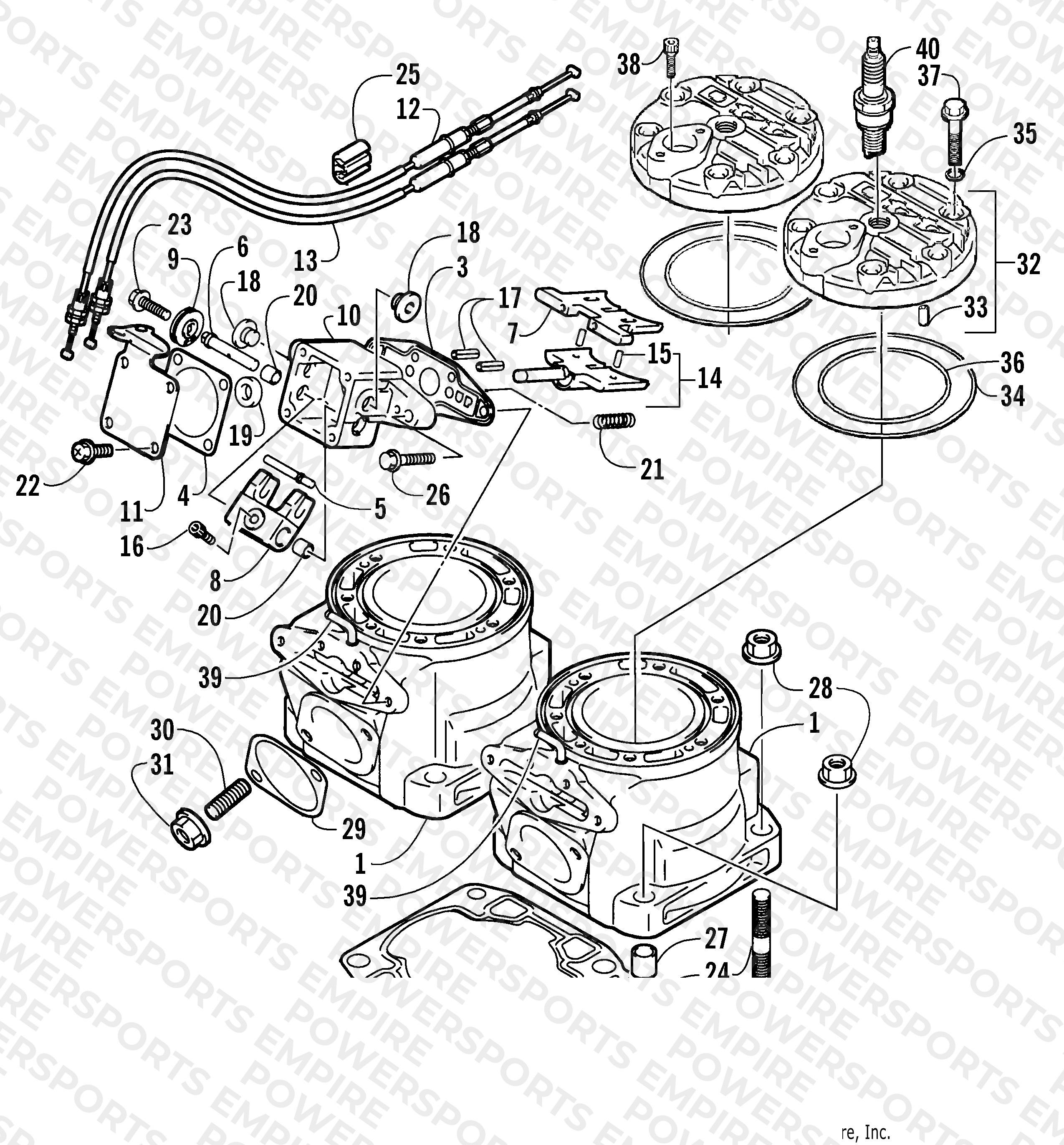 CYLINDER AND HEAD ASSEMBLY