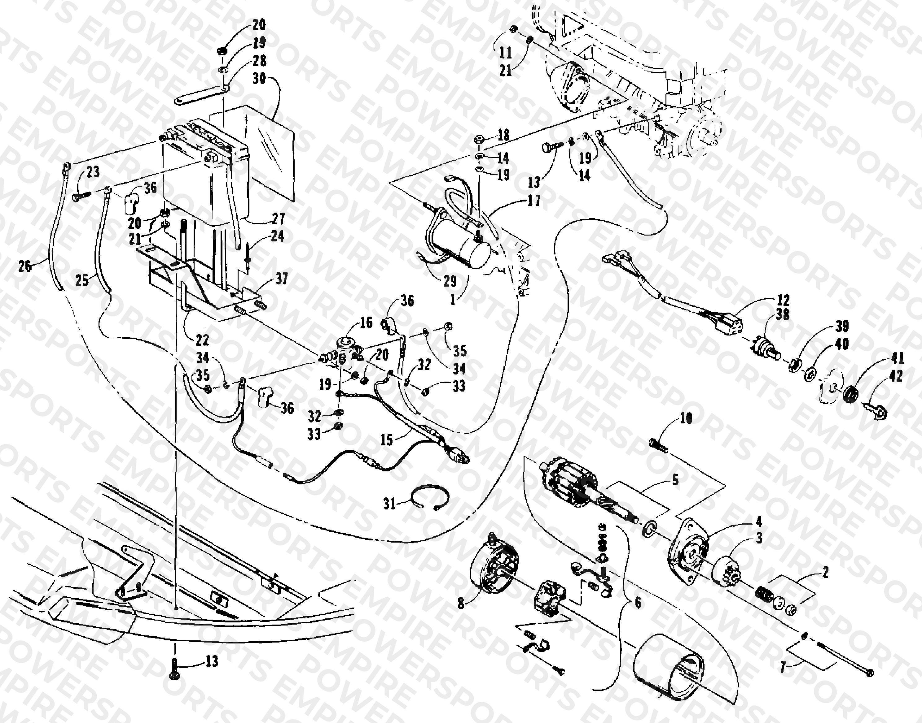 ELECTRIC START ASSEMBLY