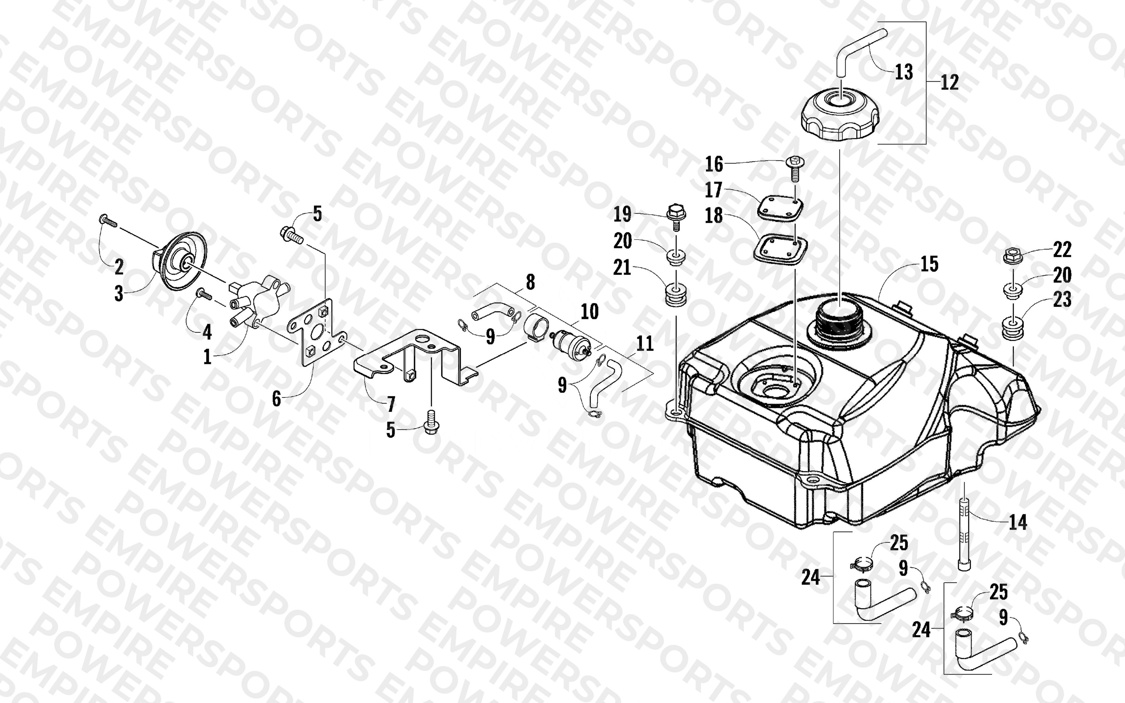 GAS TANK ASSEMBLY