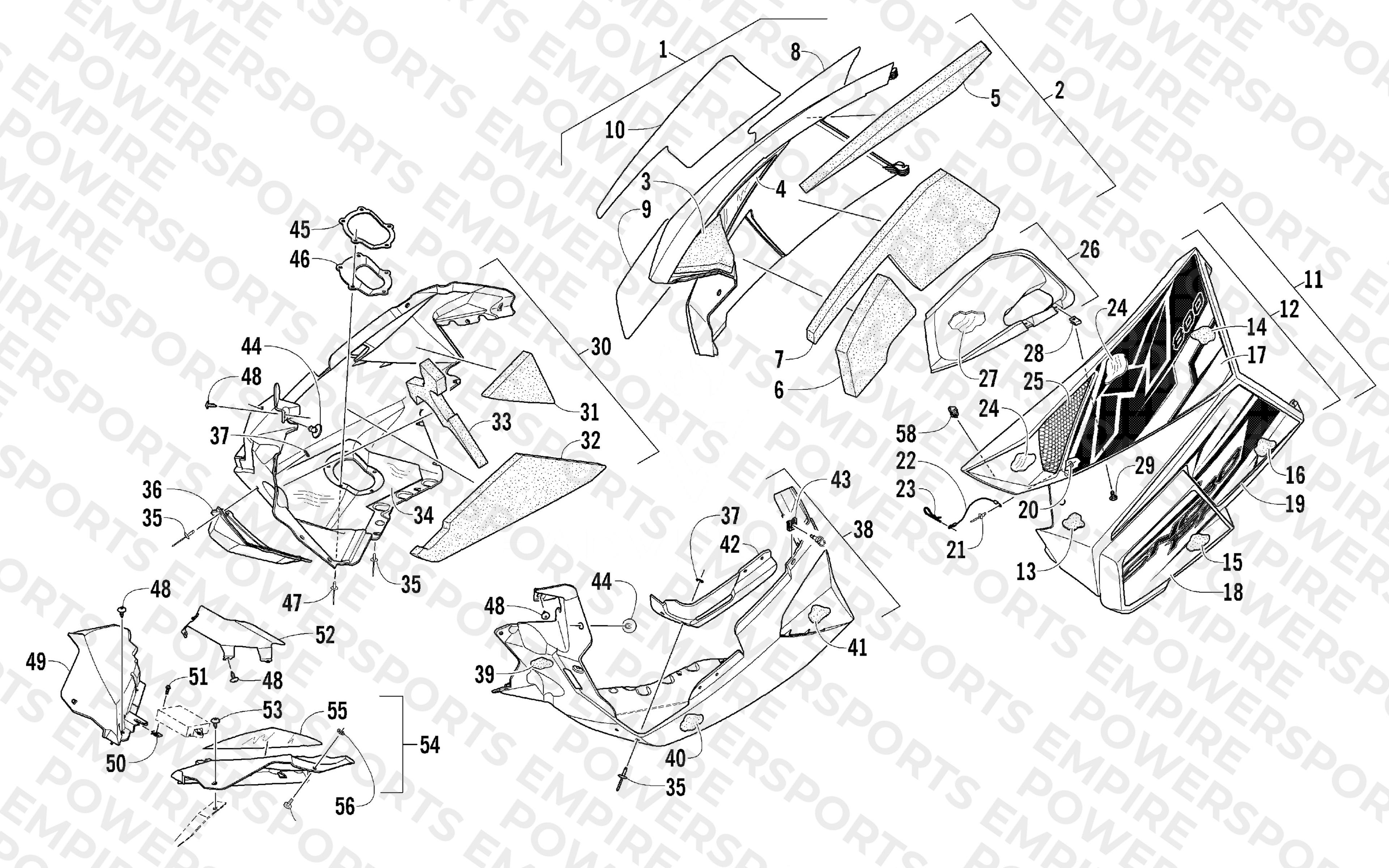 SKID PLATE AND SIDE PANEL ASSEMBLY