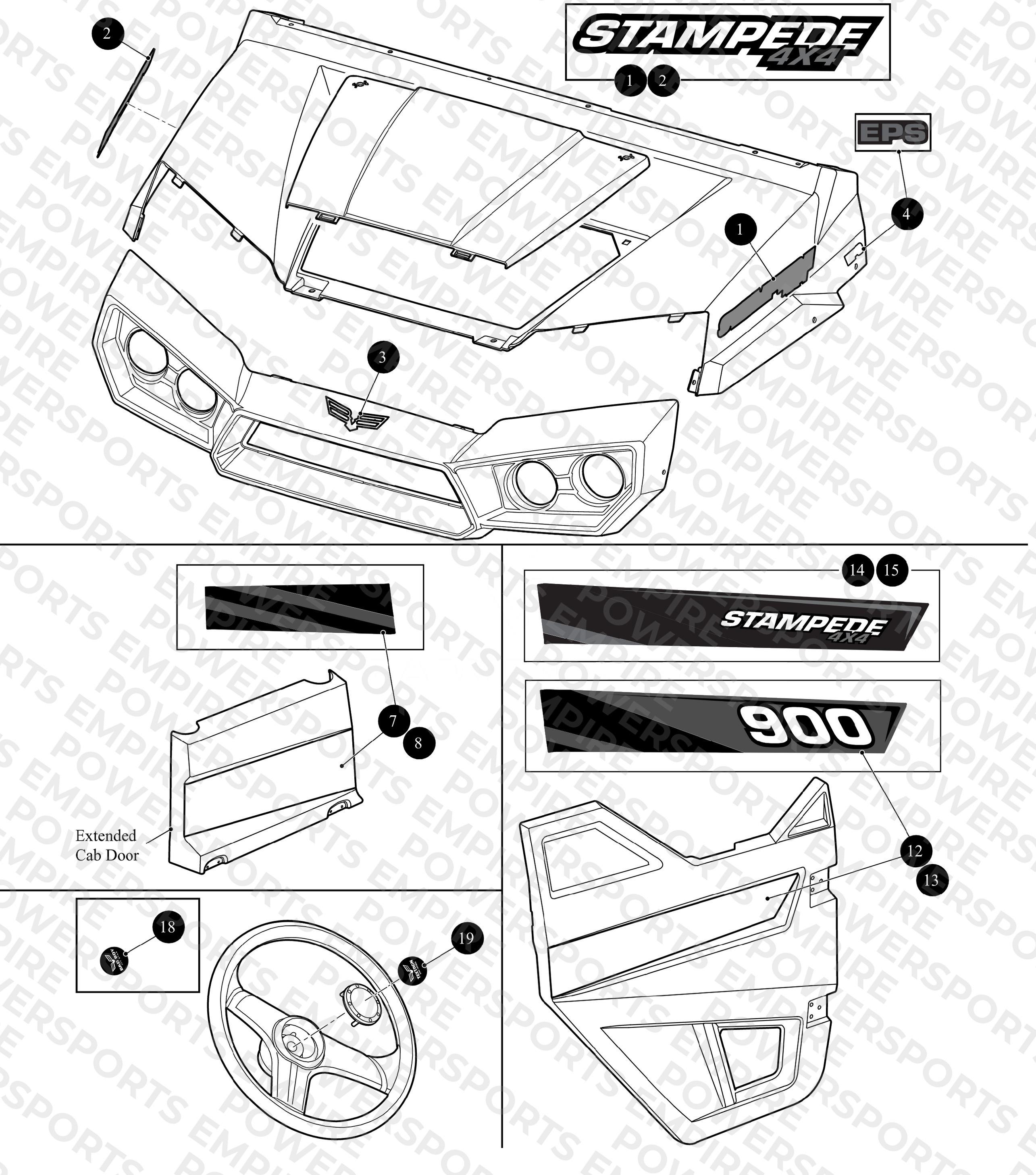 HOOD/DOOR DECALS