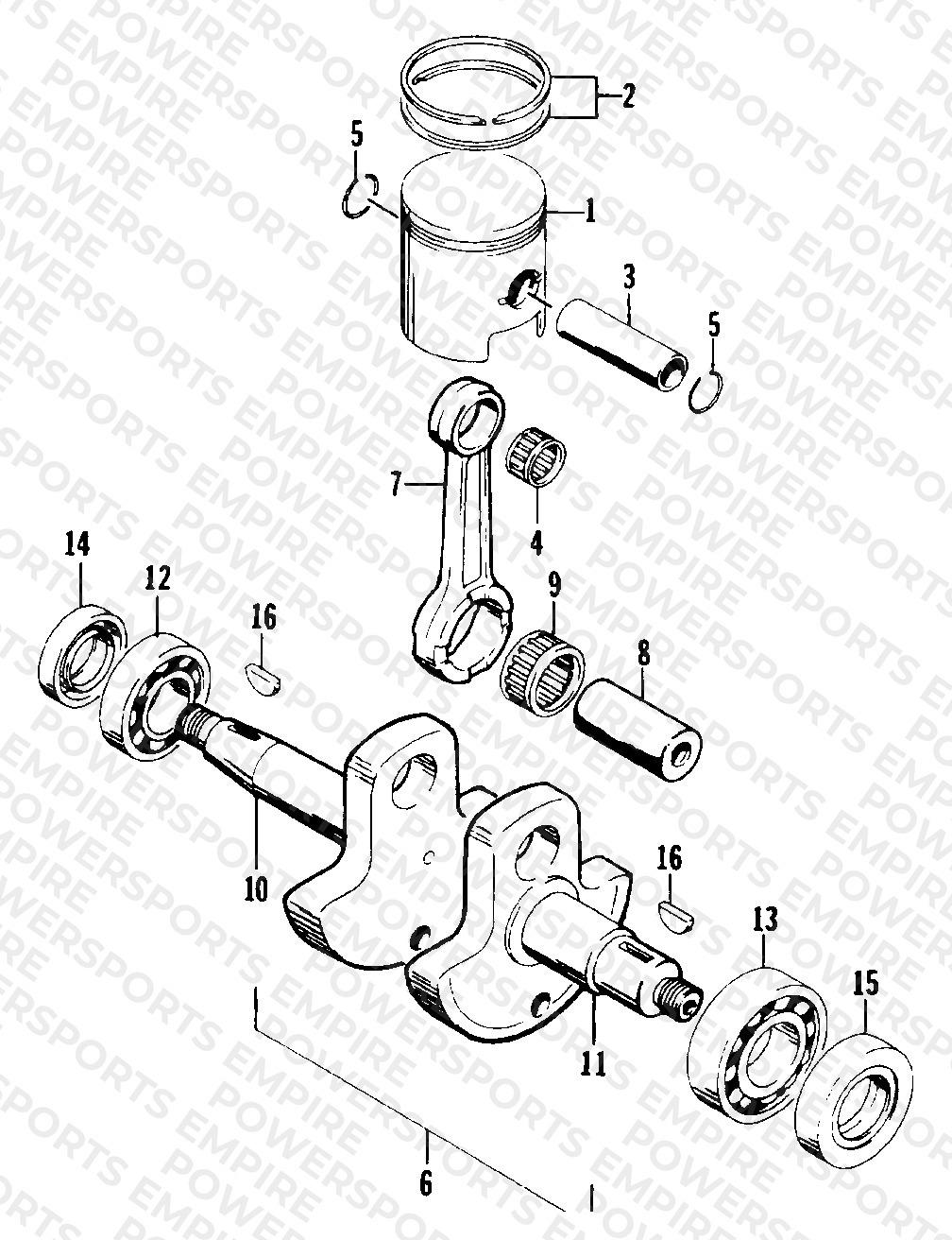 PISTON AND CRANKSHAFT