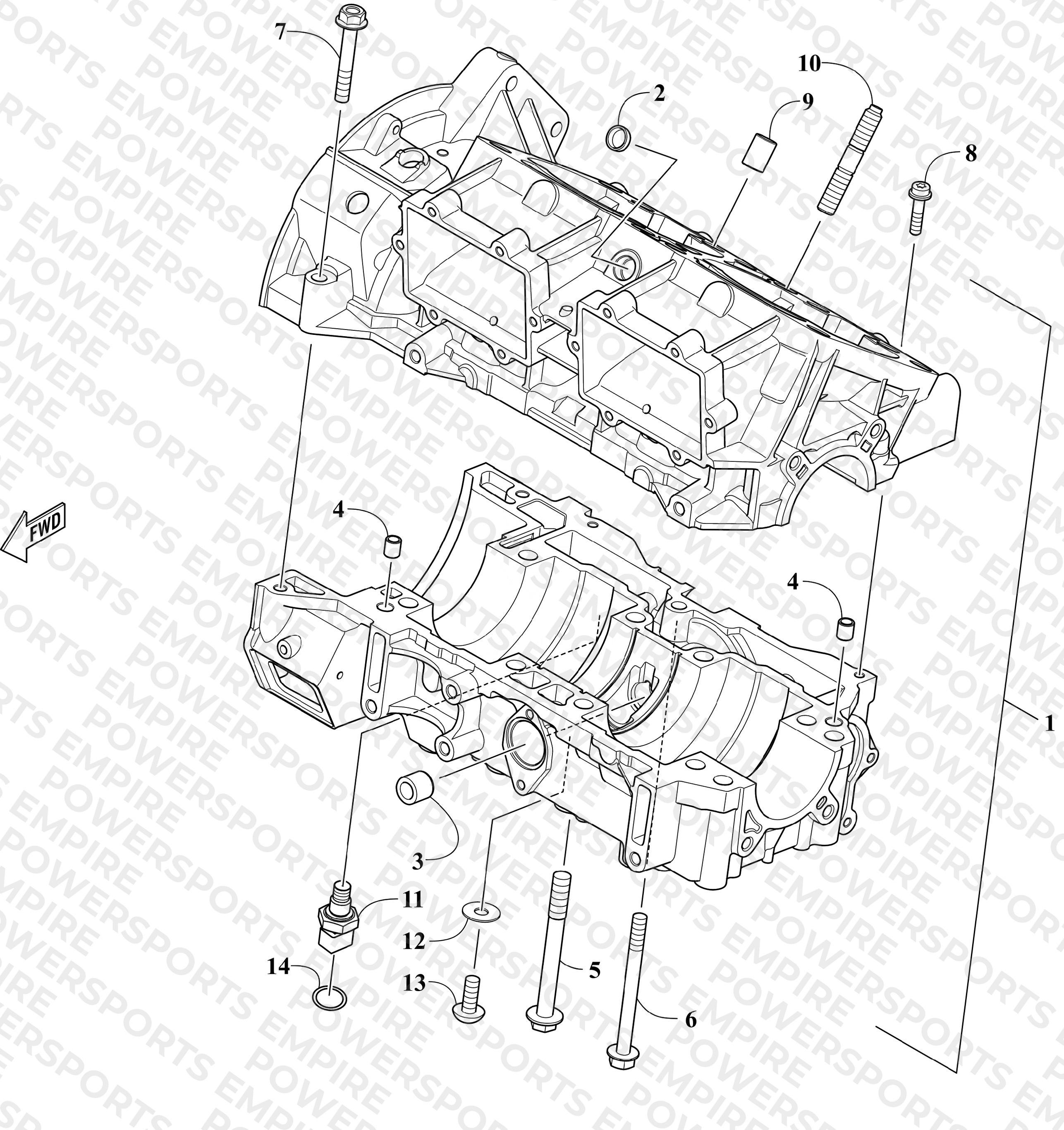 CRANKCASE ASSEMBLY