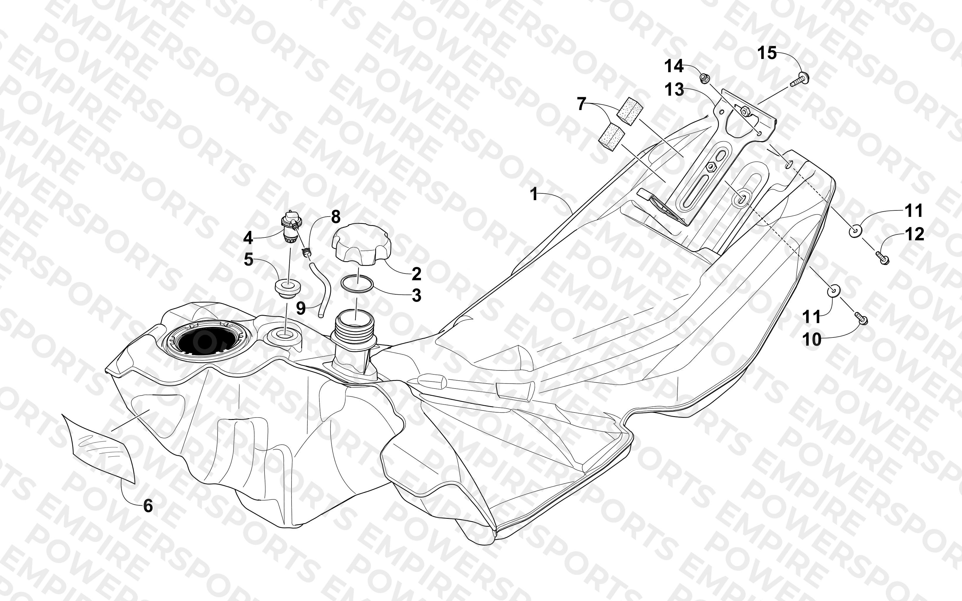 GAS TANK ASSEMBLY