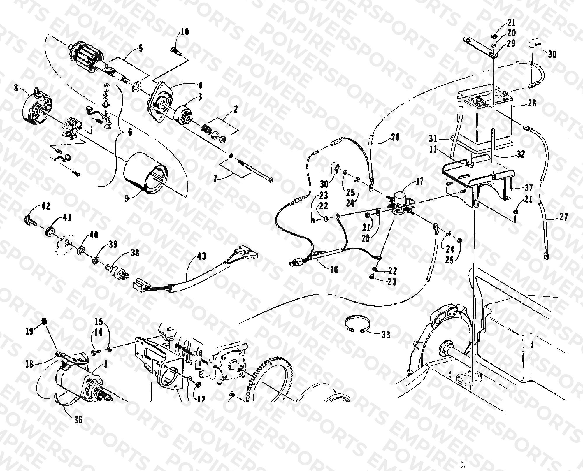 ELECTRIC START ASSEMBLY