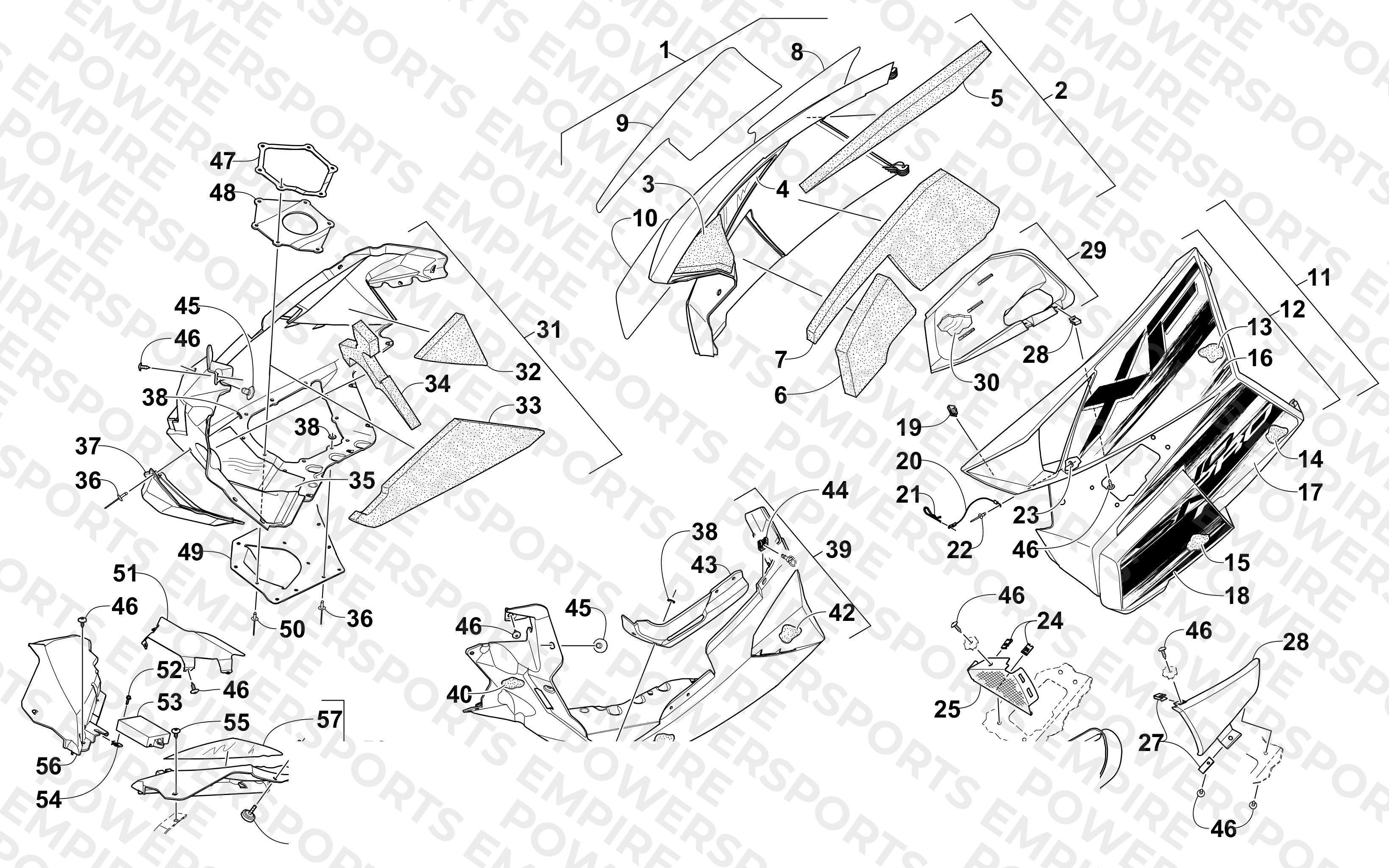 SKID PLATE AND SIDE PANEL ASSEMBLY