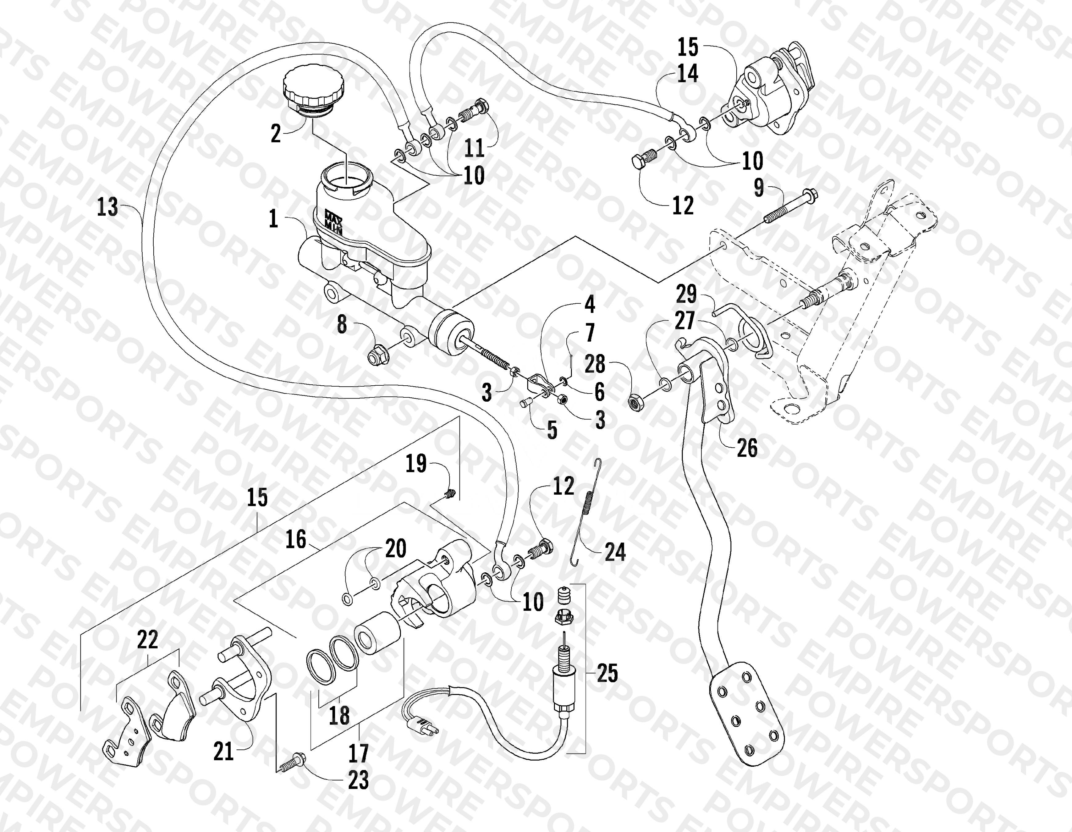 HYDRAULIC BRAKE ASSEMBLY