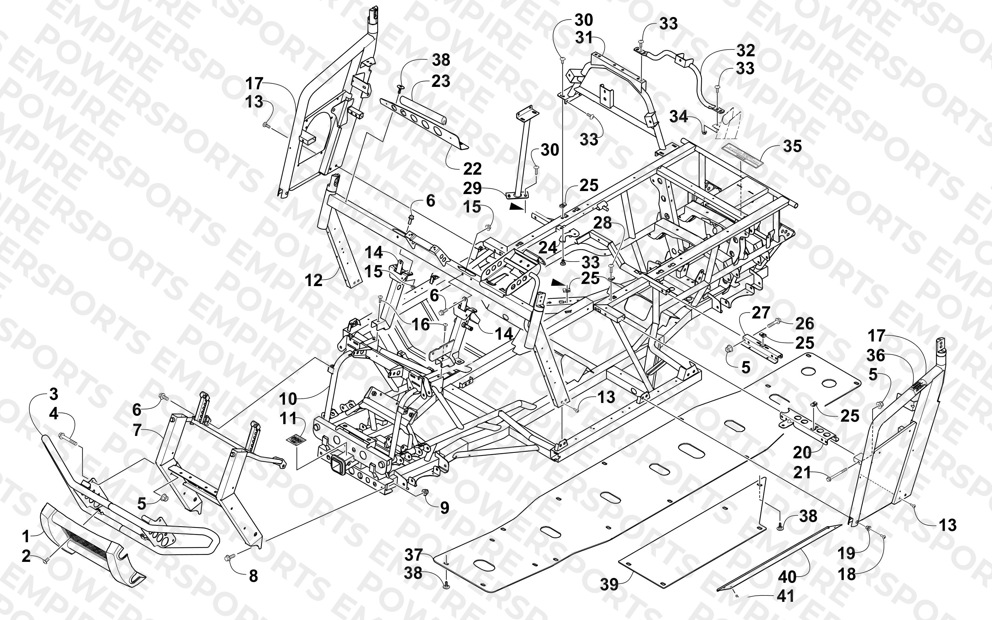 FRAME AND RELATED PARTS