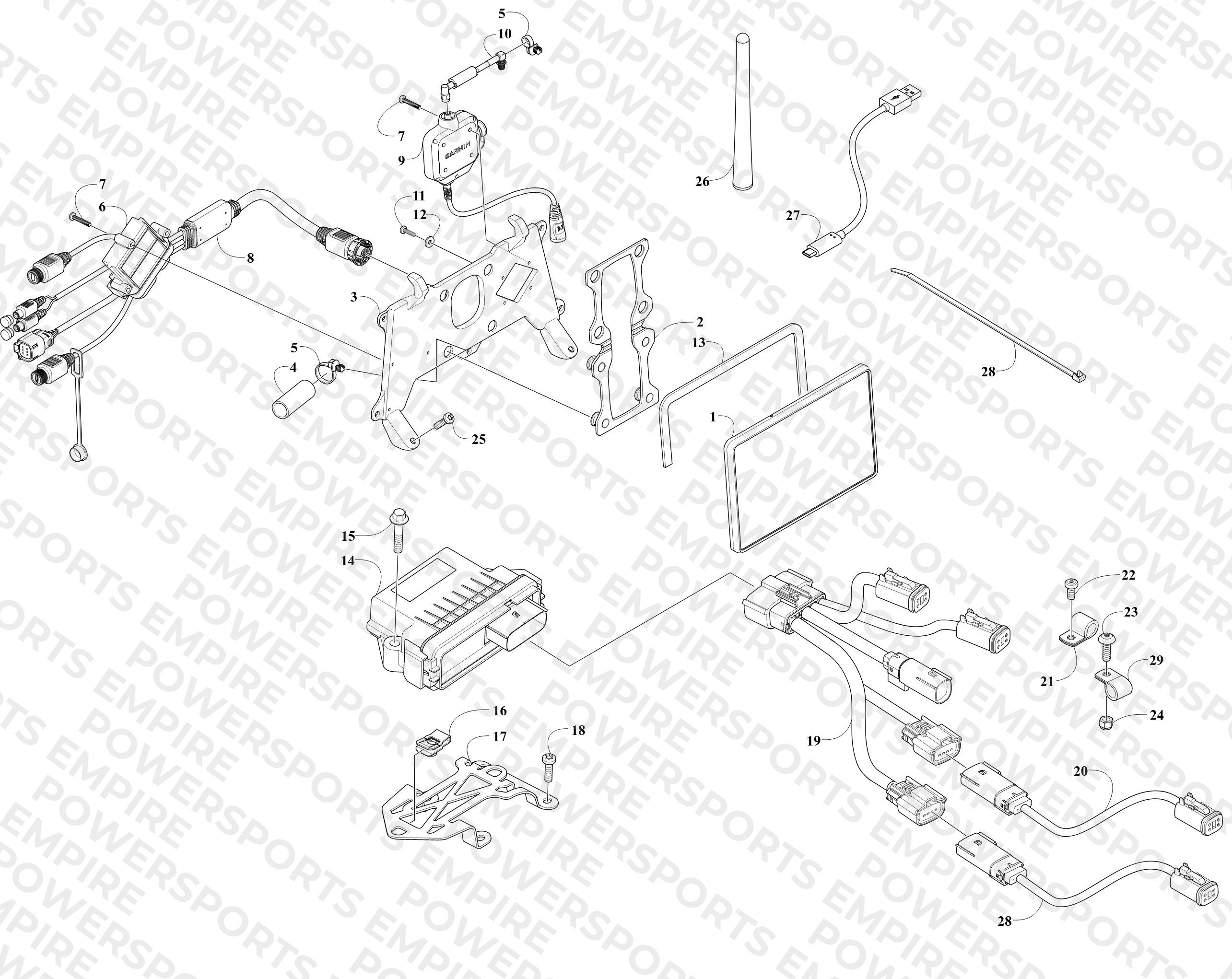 ELECTRICAL COMPONENTS, GARMIN AND ATAC