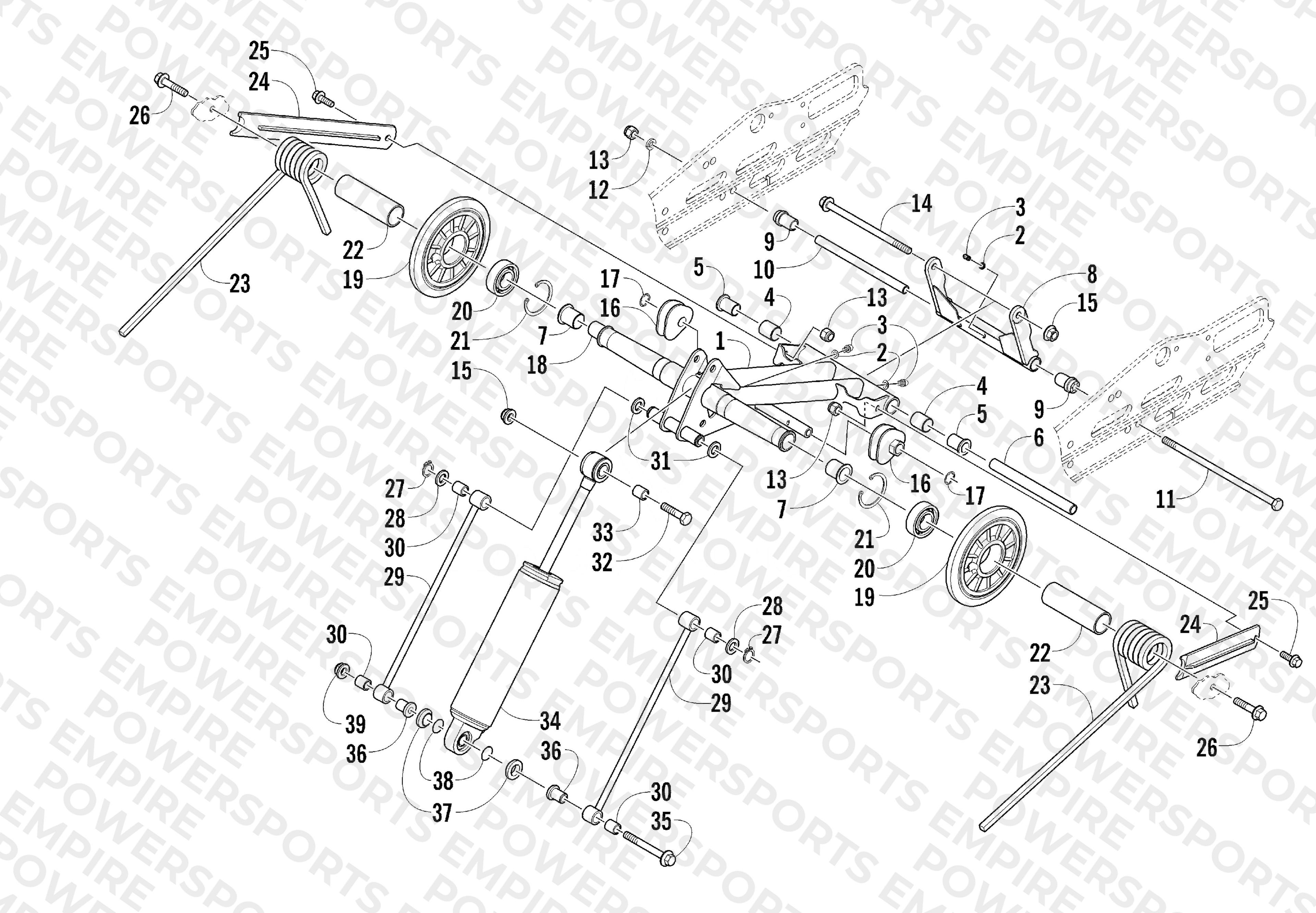 REAR SUSPENSION REAR ARM ASSEMBLY