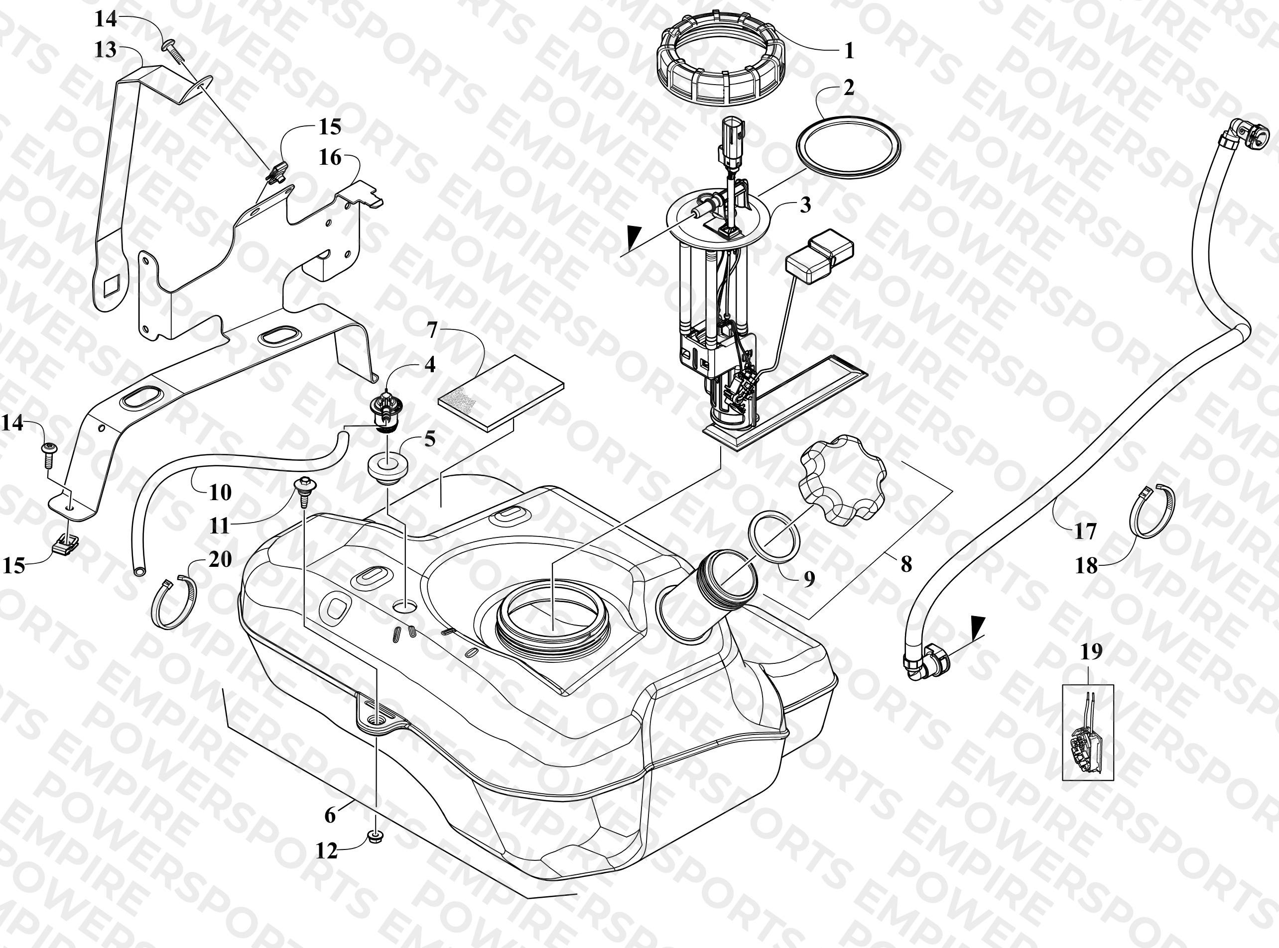 GAS TANK ASSEMBLY