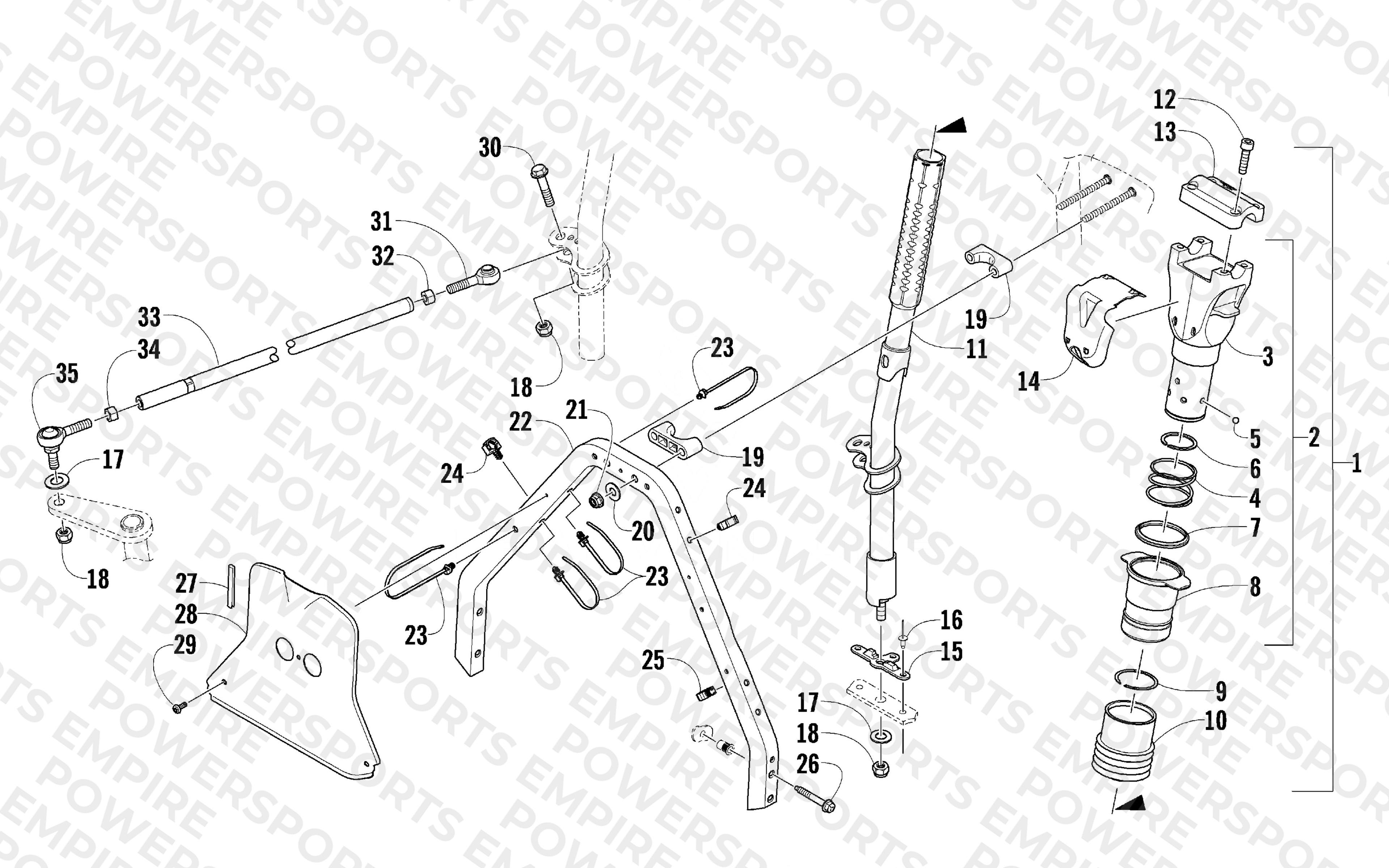 STEERING POST ASSEMBLY