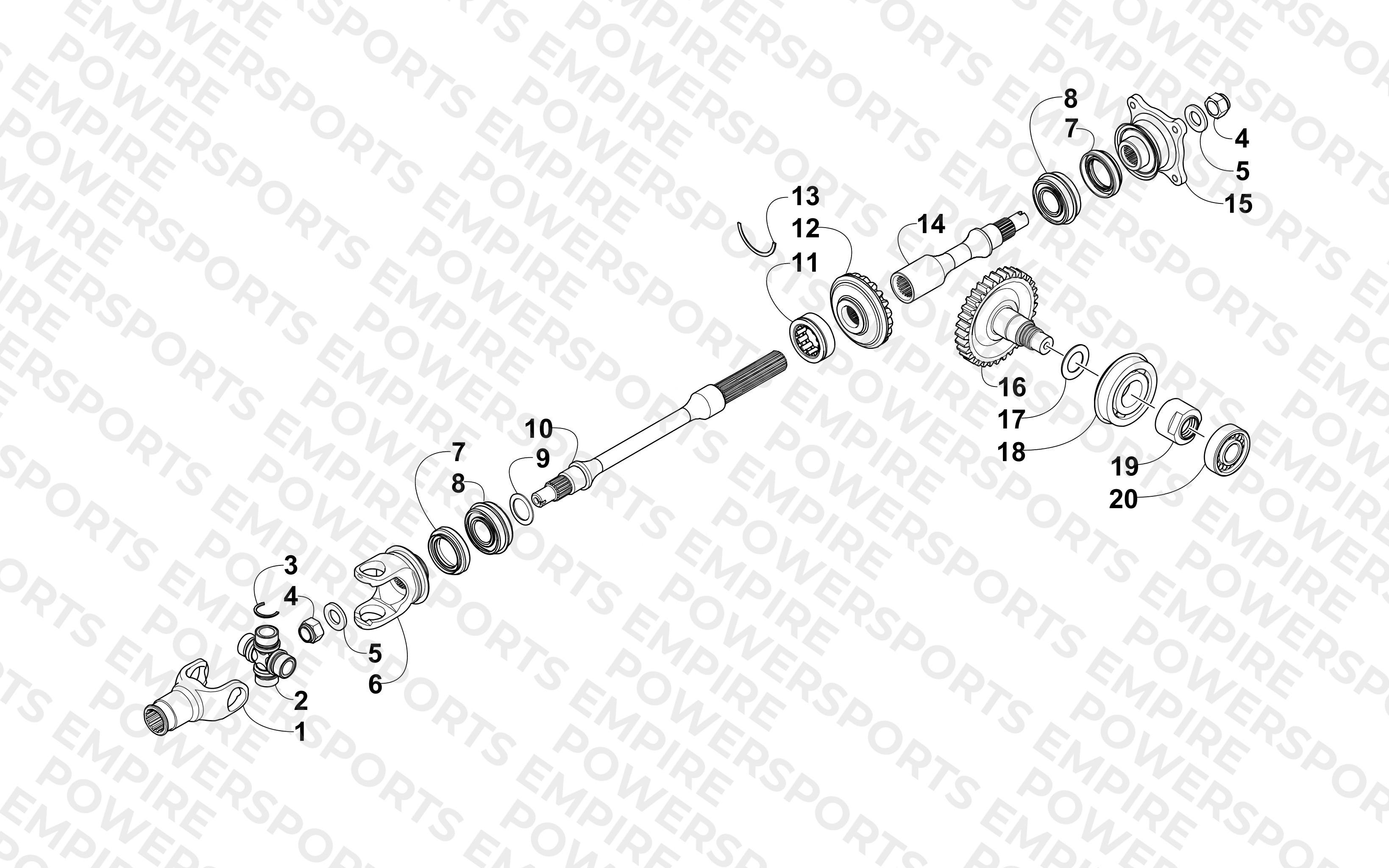 SECONDARY DRIVE ASSEMBLY